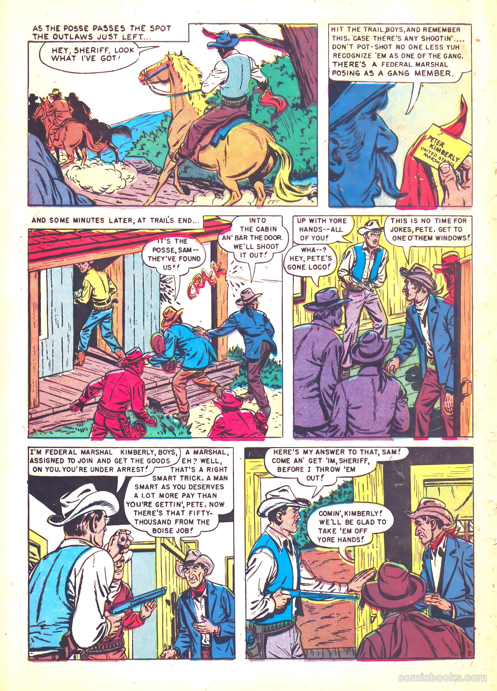 Dead-Eye Western Comics #9 (1950) — page 44 of 52
