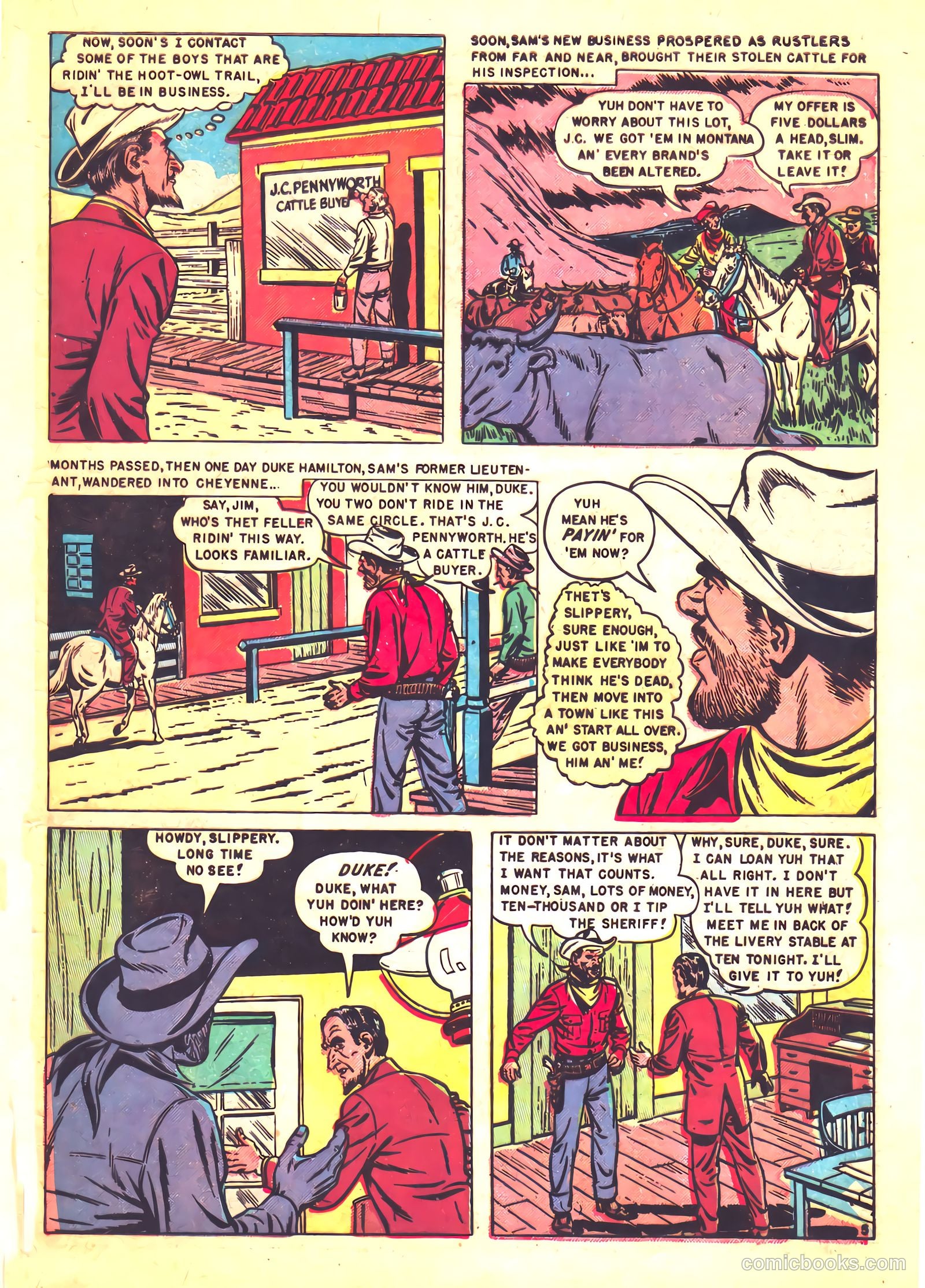 Dead-Eye Western Comics #9 (1950) — page 47 of 52