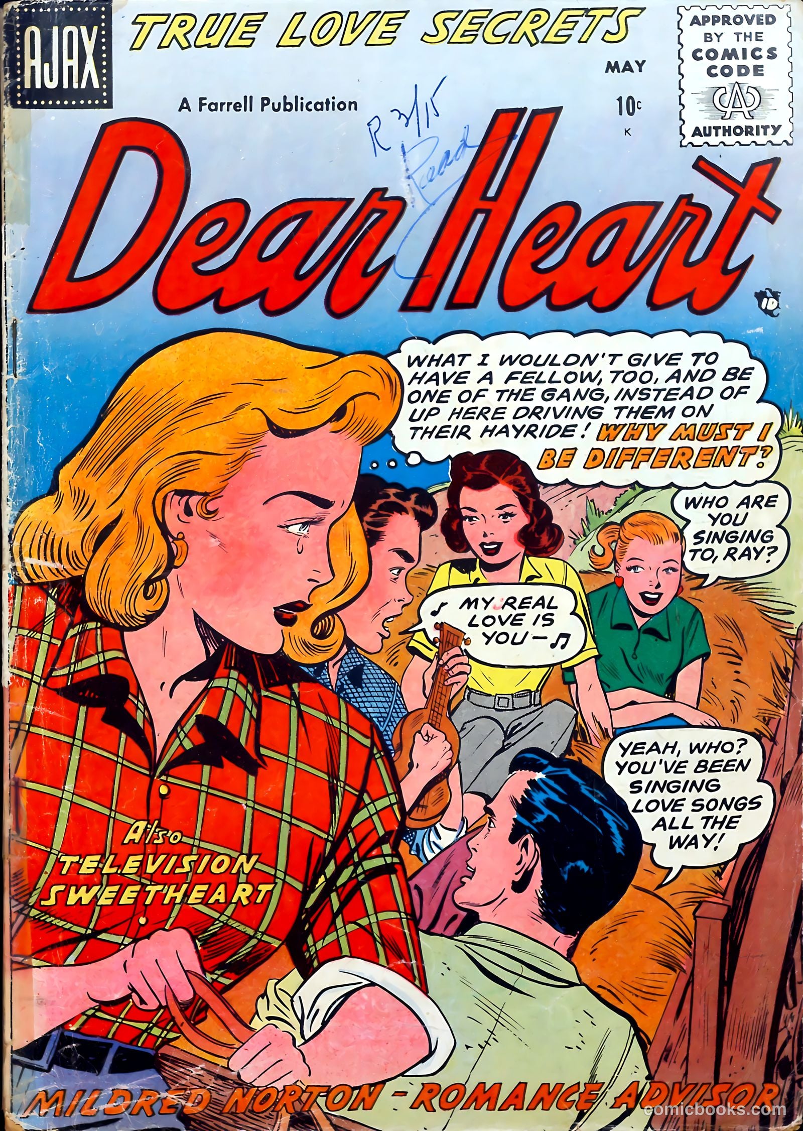 Dear Heart #15 cover