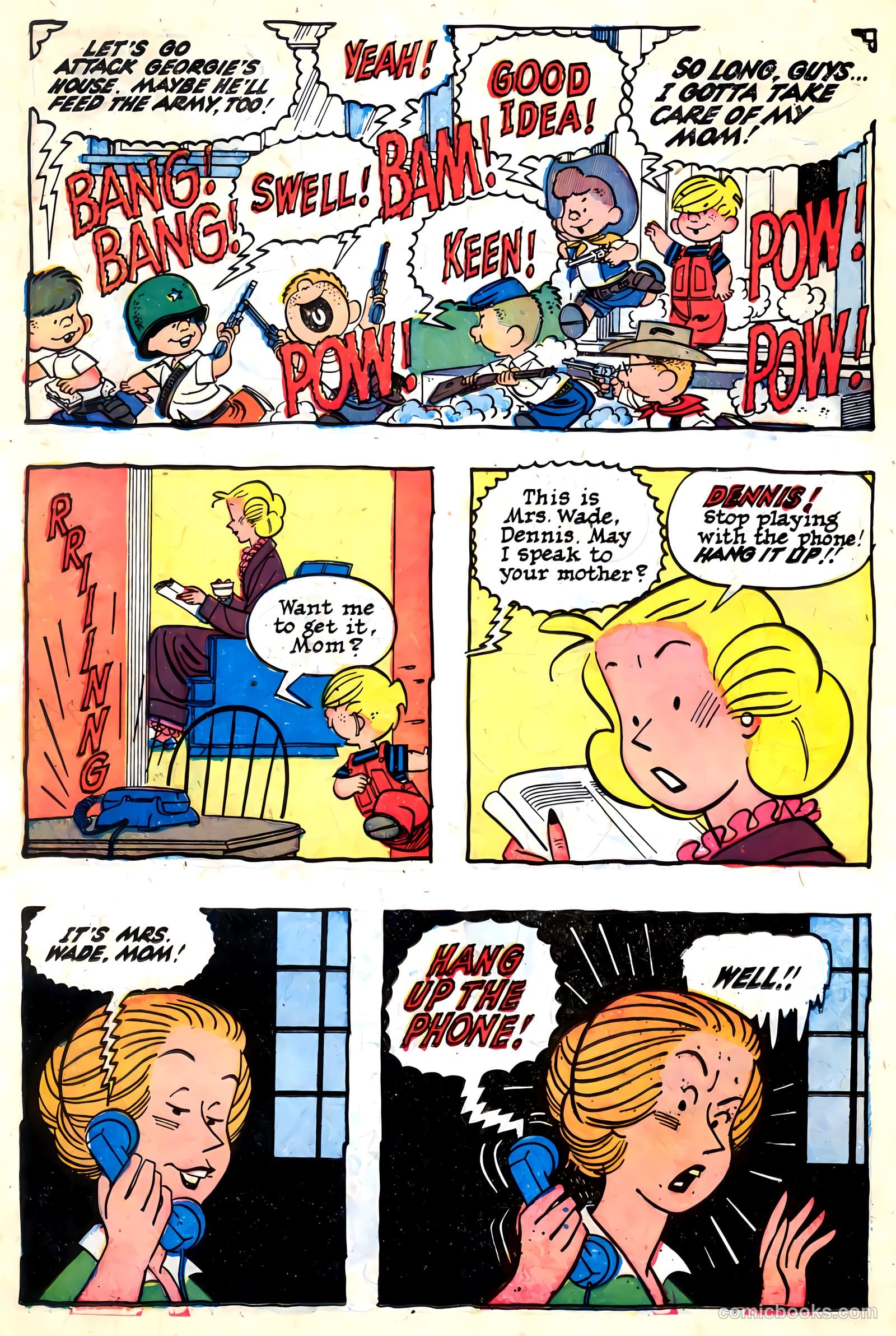 Dennis the Menace #40 (1960, Hallden; Fawcett) — page 14 of 36