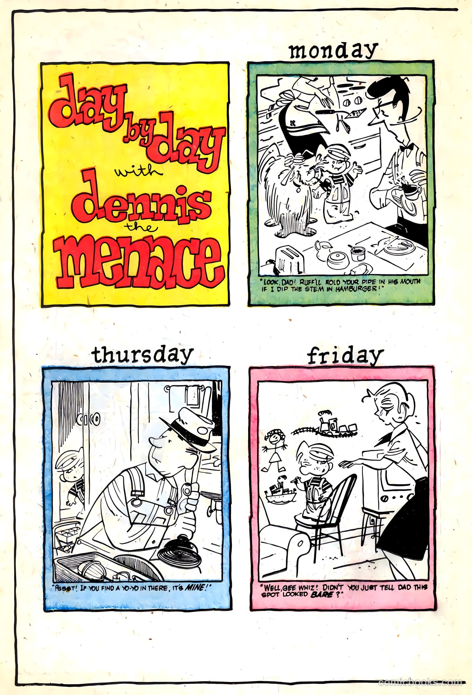 Dennis the Menace #40 (1960, Hallden; Fawcett) — page 18 of 36