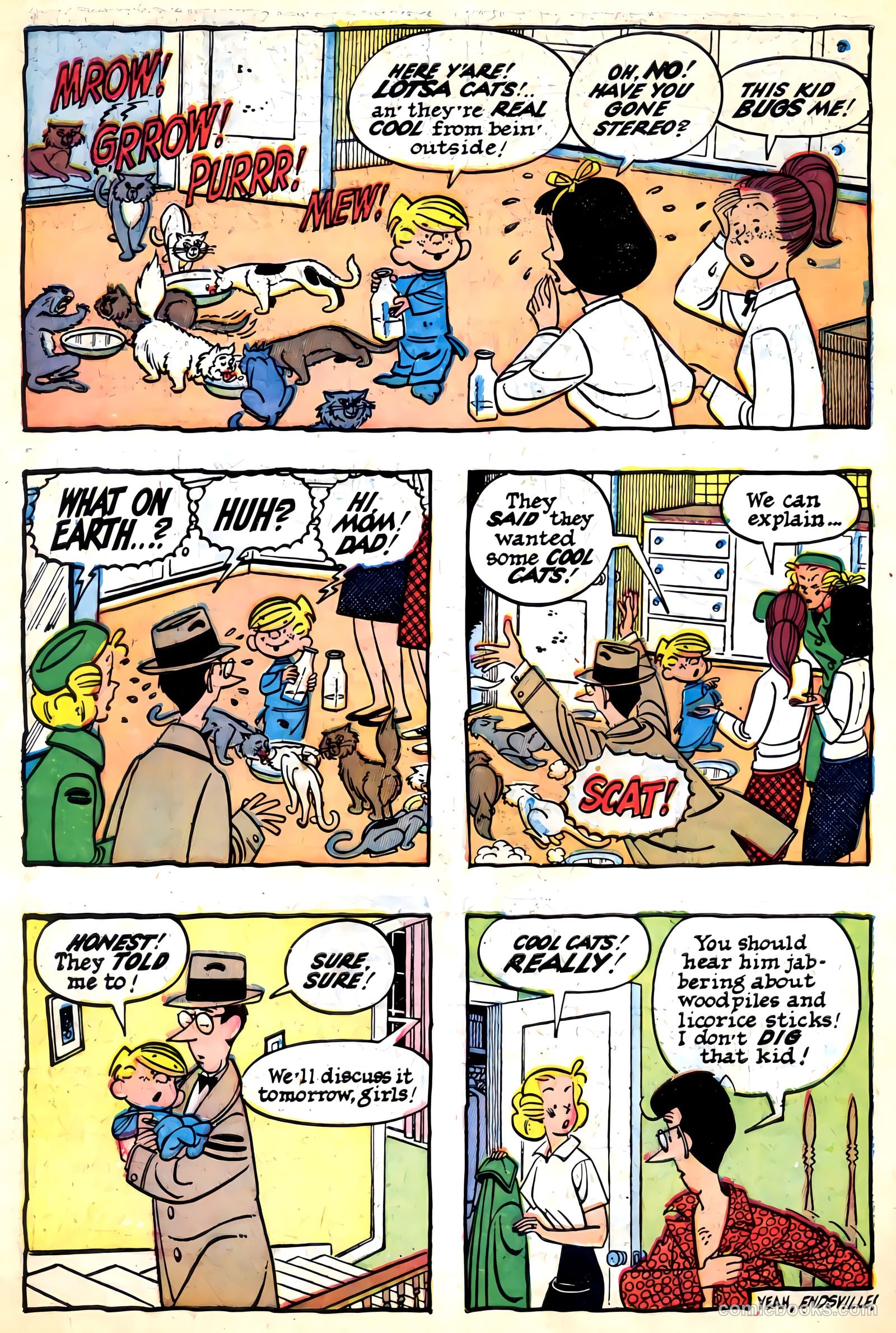 Dennis the Menace #40 (1960, Hallden; Fawcett) — page 34 of 36