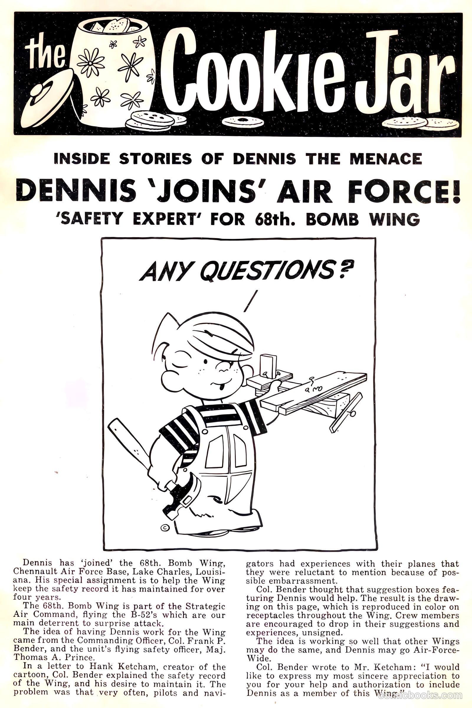Dennis the Menace #40 (1960, Hallden; Fawcett) — page 35 of 36