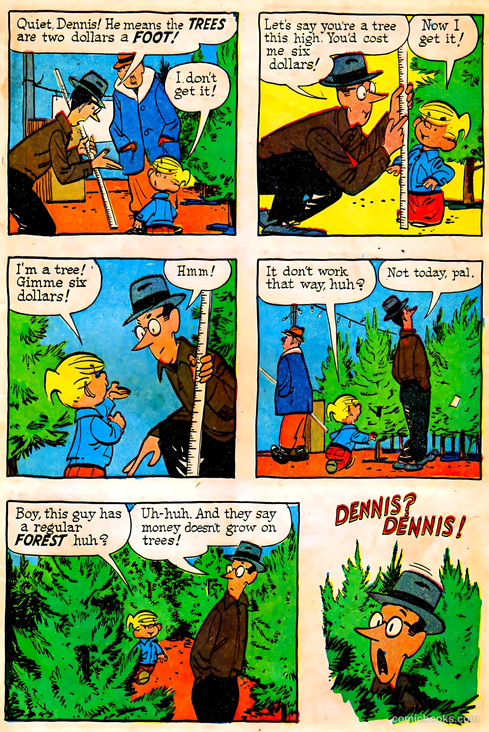 Dennis the Menace #48 (1961, Hallden; Fawcett) — page 5 of 35