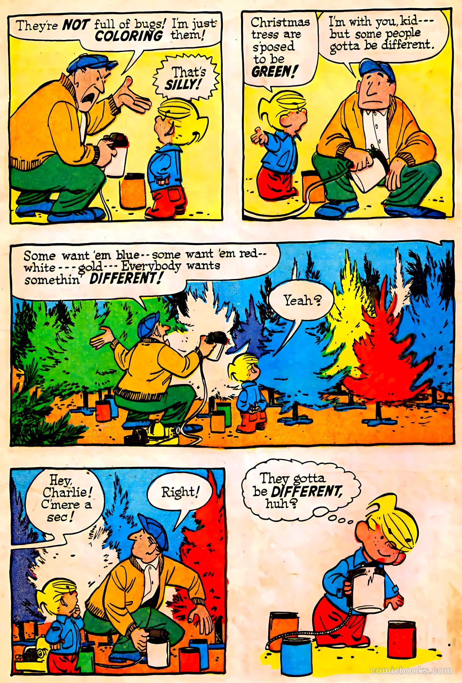 Dennis the Menace #48 (1961, Hallden; Fawcett) — page 8 of 35