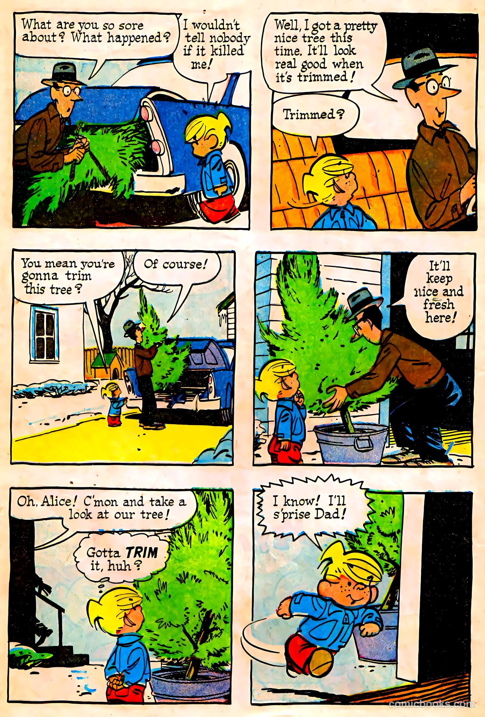 Dennis the Menace #48 (1961, Hallden; Fawcett) — page 12 of 35