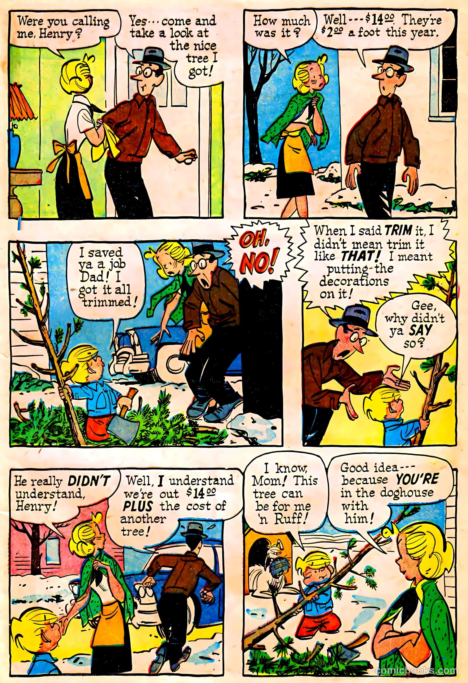 Dennis the Menace #48 (1961, Hallden; Fawcett) — page 13 of 35