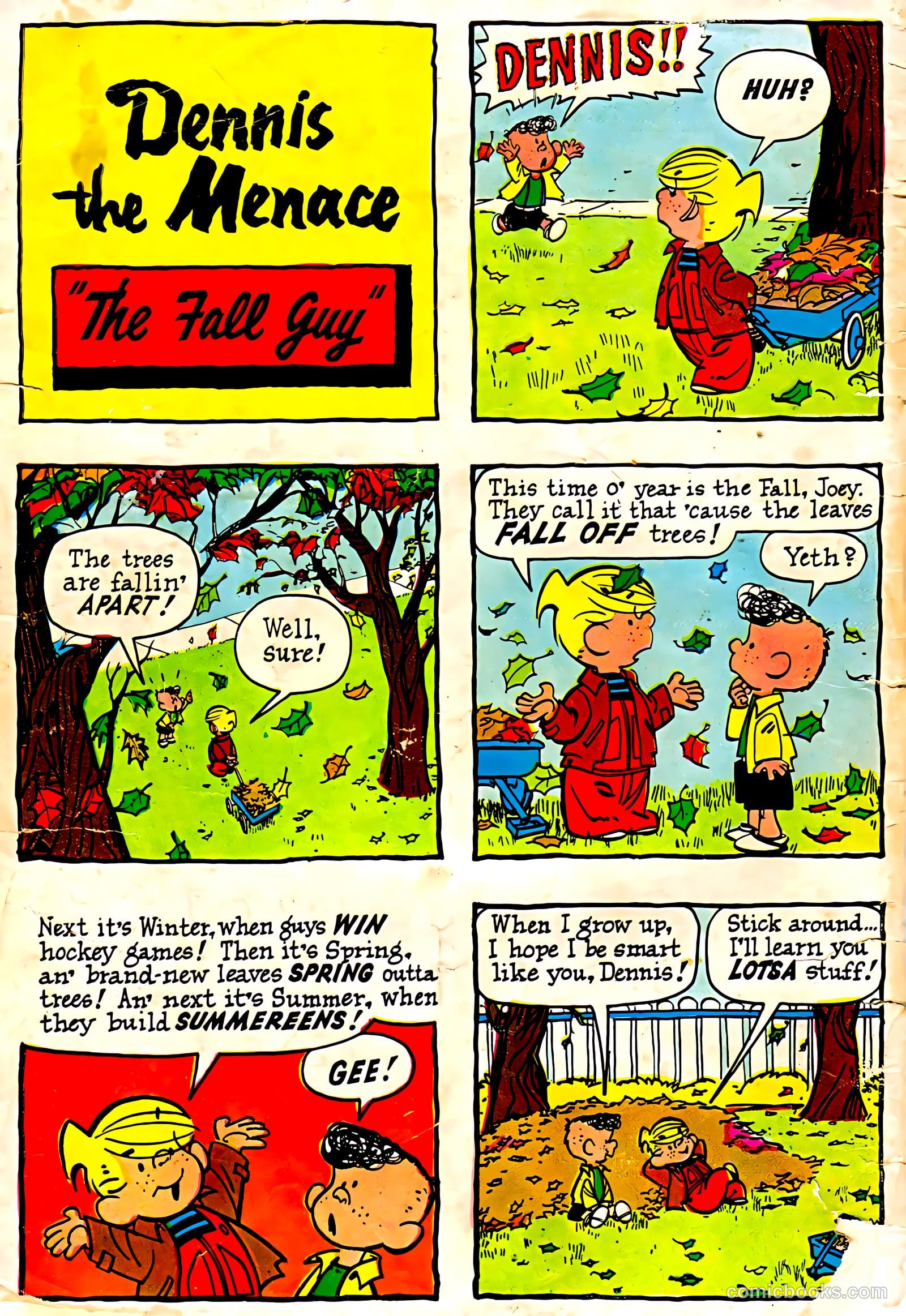 Dennis the Menace #48 (1961, Hallden; Fawcett) — page 35 of 35
