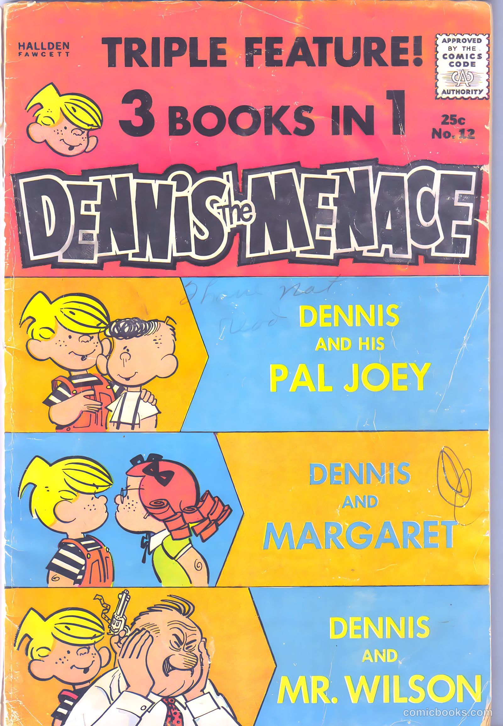 Dennis the Menace Giant #12 (1962, Hallden; Fawcett) — page 1 of 84