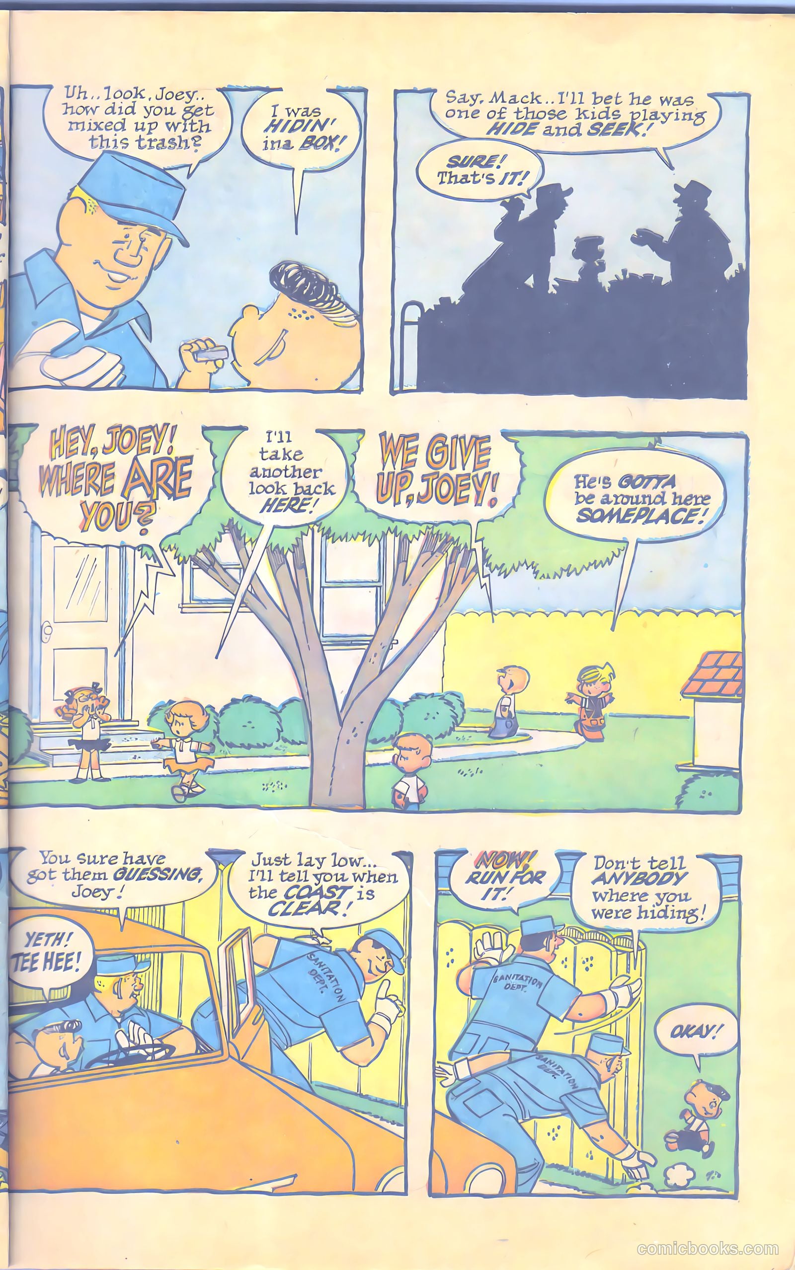 Dennis the Menace Giant #12 (1962, Hallden; Fawcett) — page 9 of 84