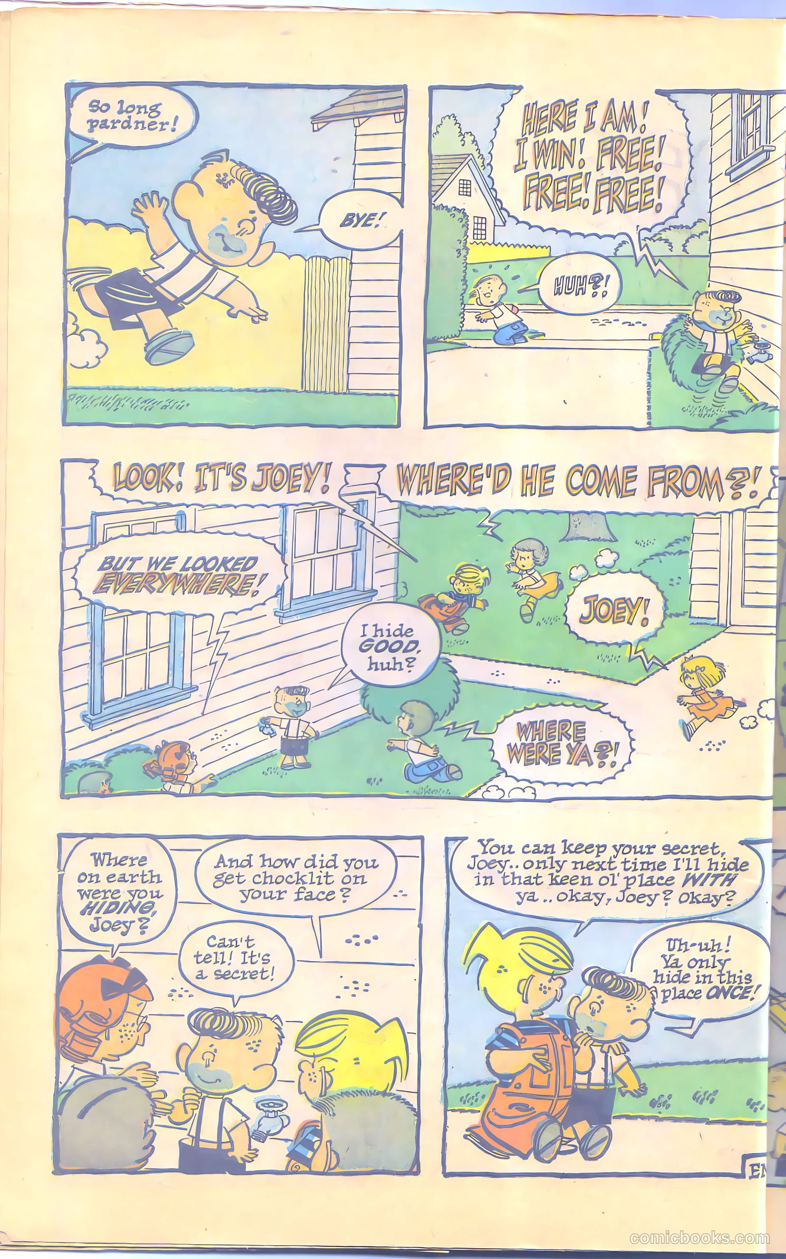 Dennis the Menace Giant #12 (1962, Hallden; Fawcett) — page 10 of 84