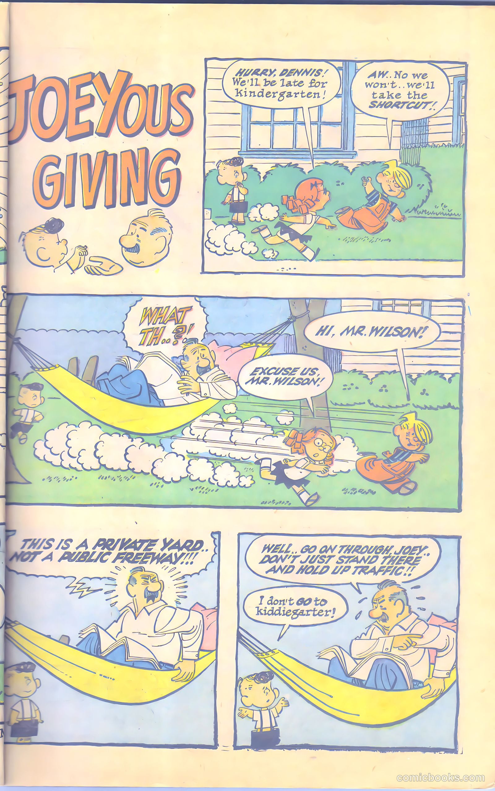 Dennis the Menace Giant #12 (1962, Hallden; Fawcett) — page 11 of 84