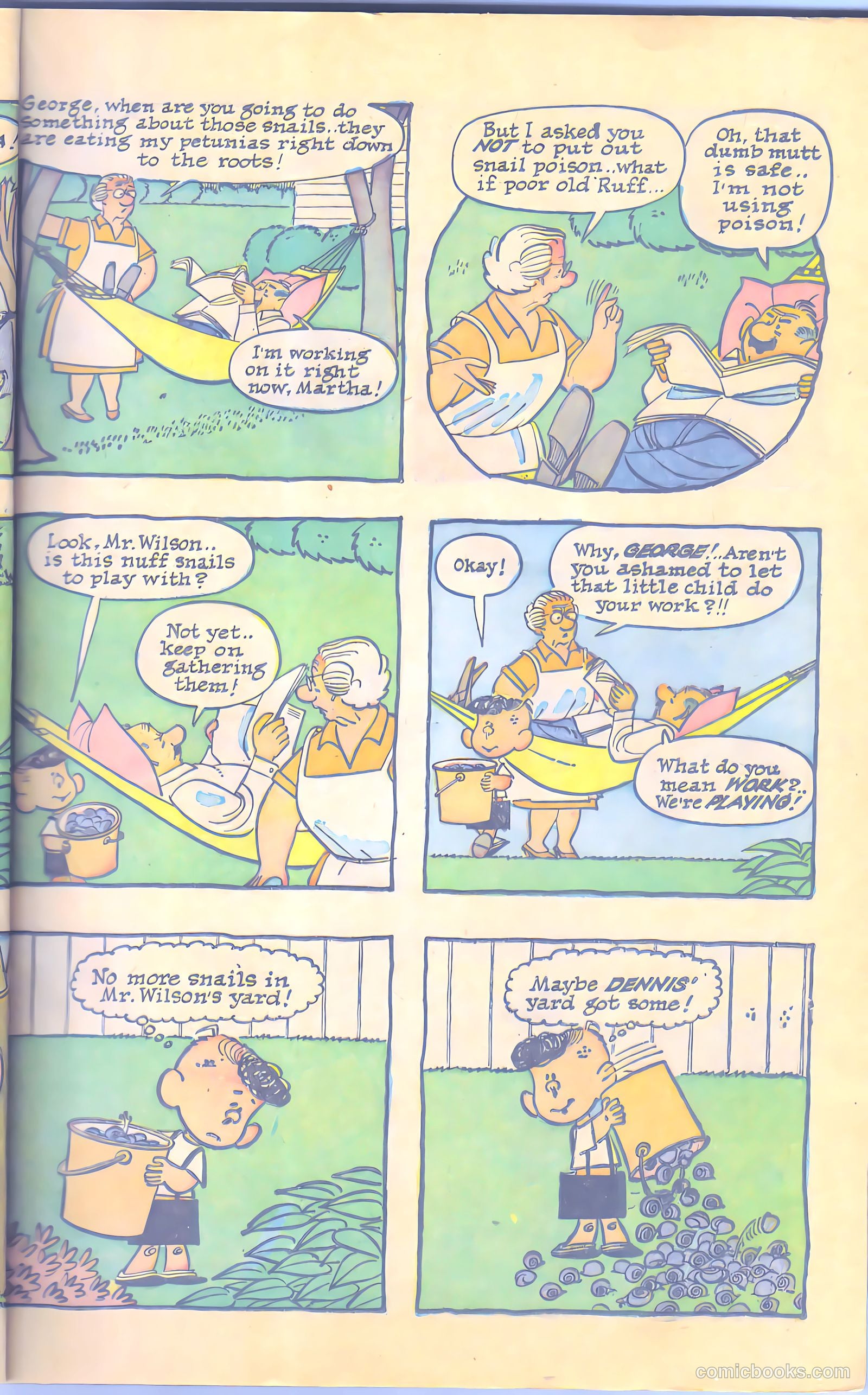 Dennis the Menace Giant #12 (1962, Hallden; Fawcett) — page 13 of 84