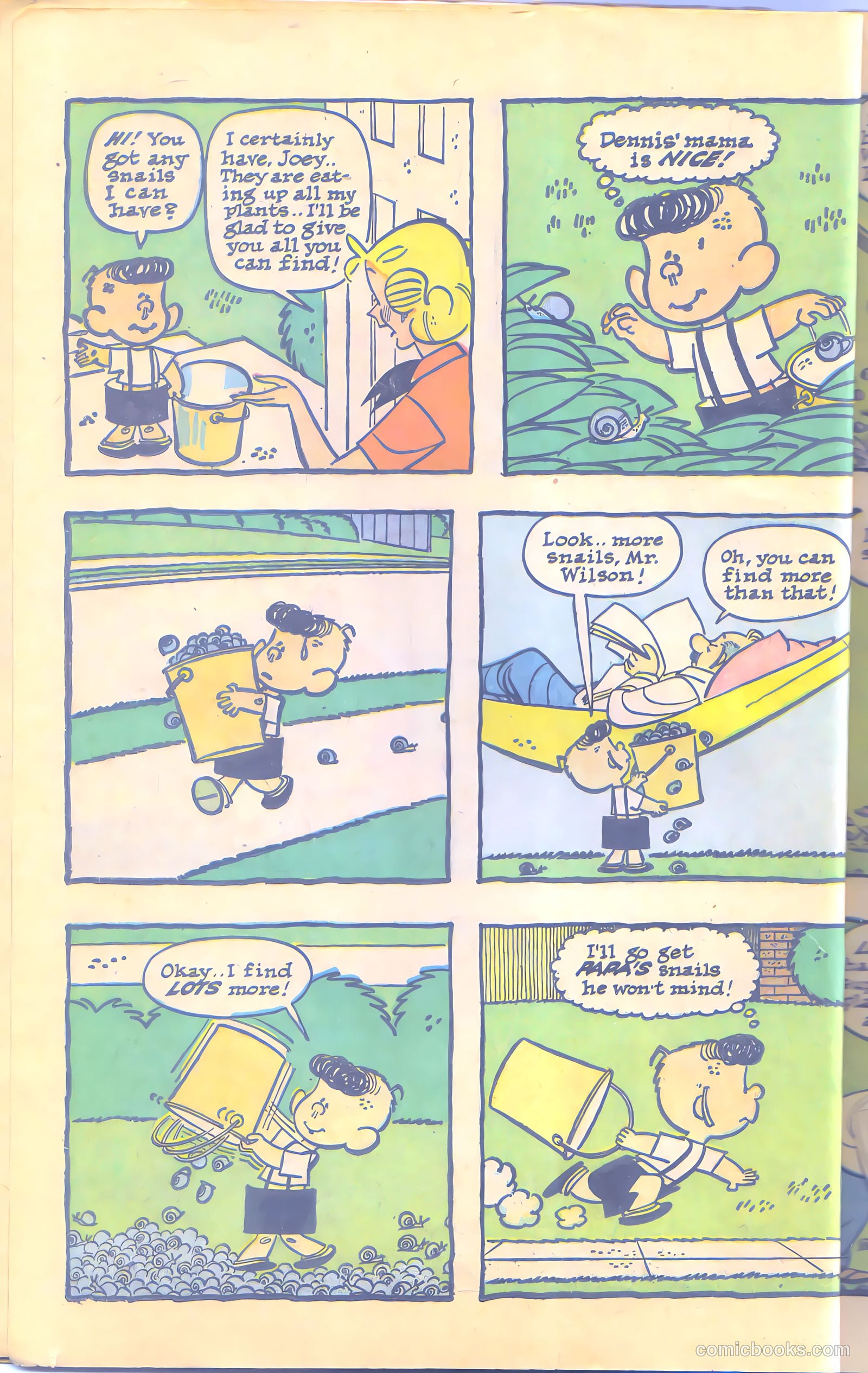 Dennis the Menace Giant #12 (1962, Hallden; Fawcett) — page 14 of 84