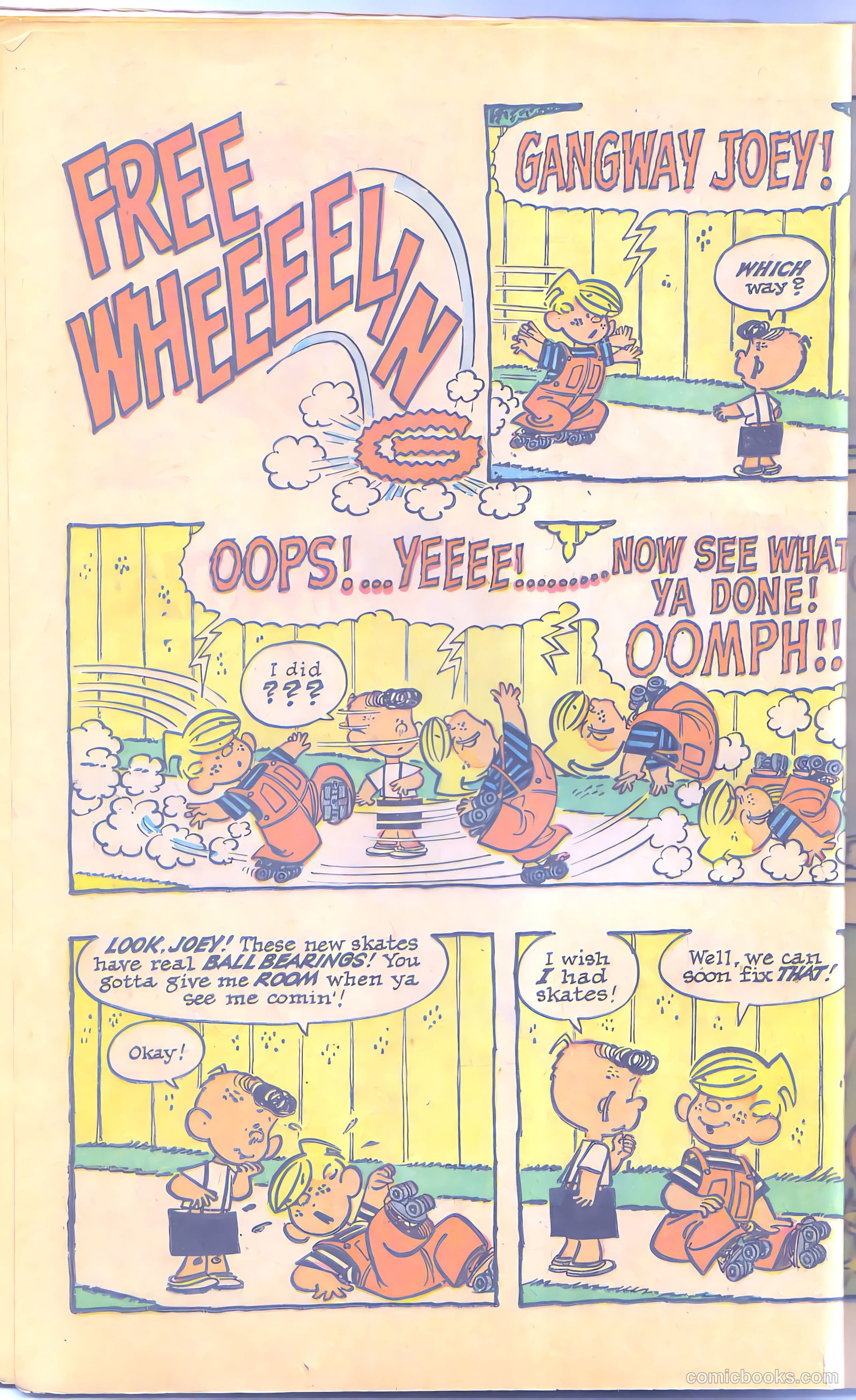 Dennis the Menace Giant #12 (1962, Hallden; Fawcett) — page 16 of 84