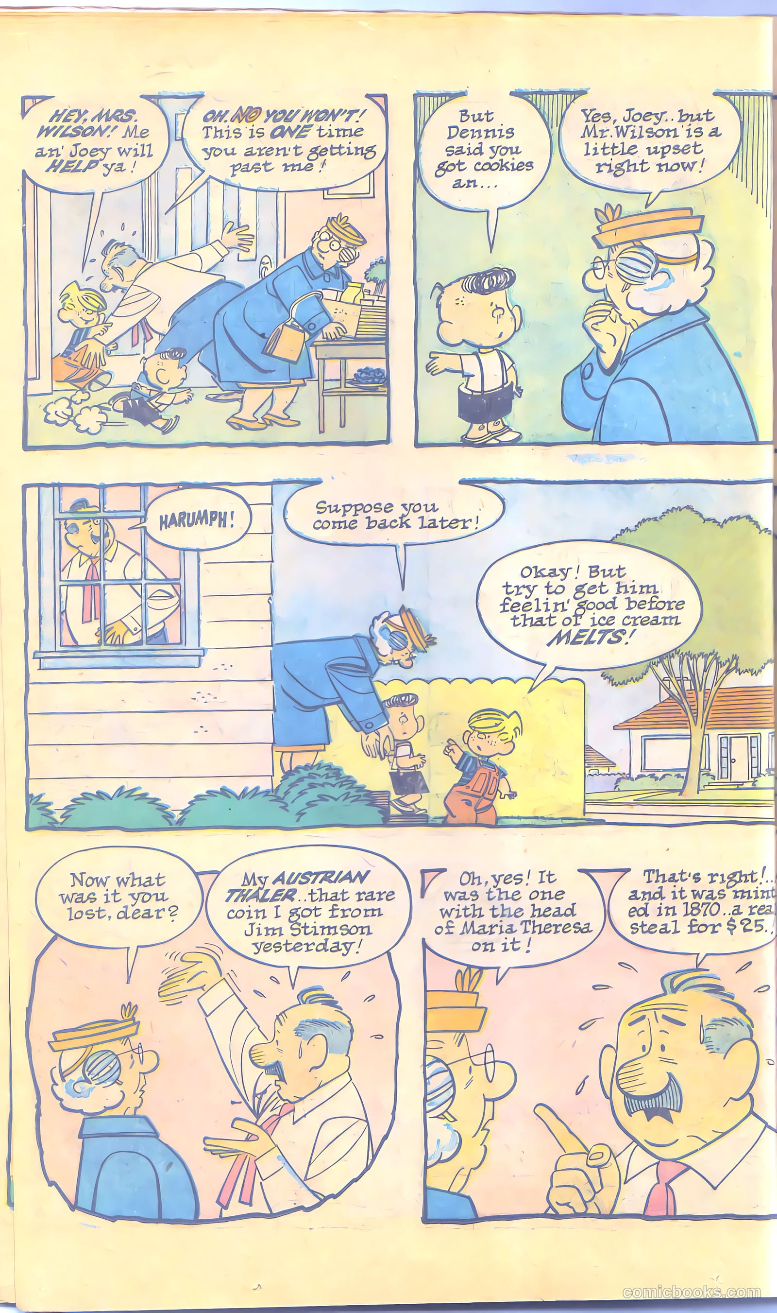 Dennis the Menace Giant #12 (1962, Hallden; Fawcett) — page 22 of 84