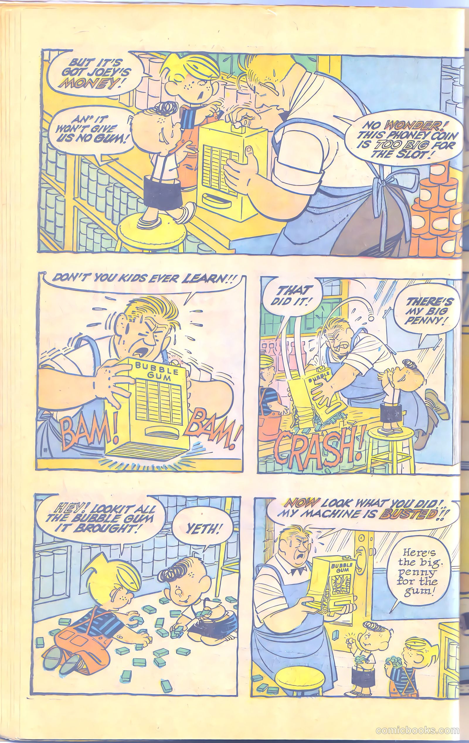 Dennis the Menace Giant #12 (1962, Hallden; Fawcett) — page 26 of 84