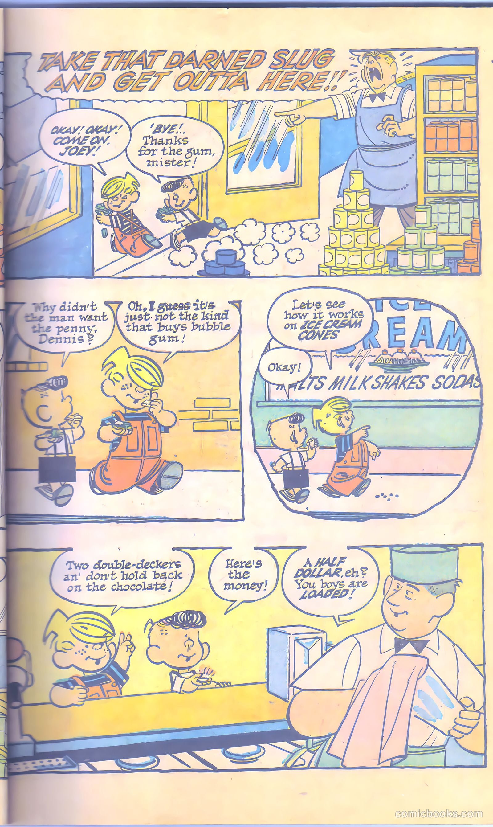 Dennis the Menace Giant #12 (1962, Hallden; Fawcett) — page 27 of 84