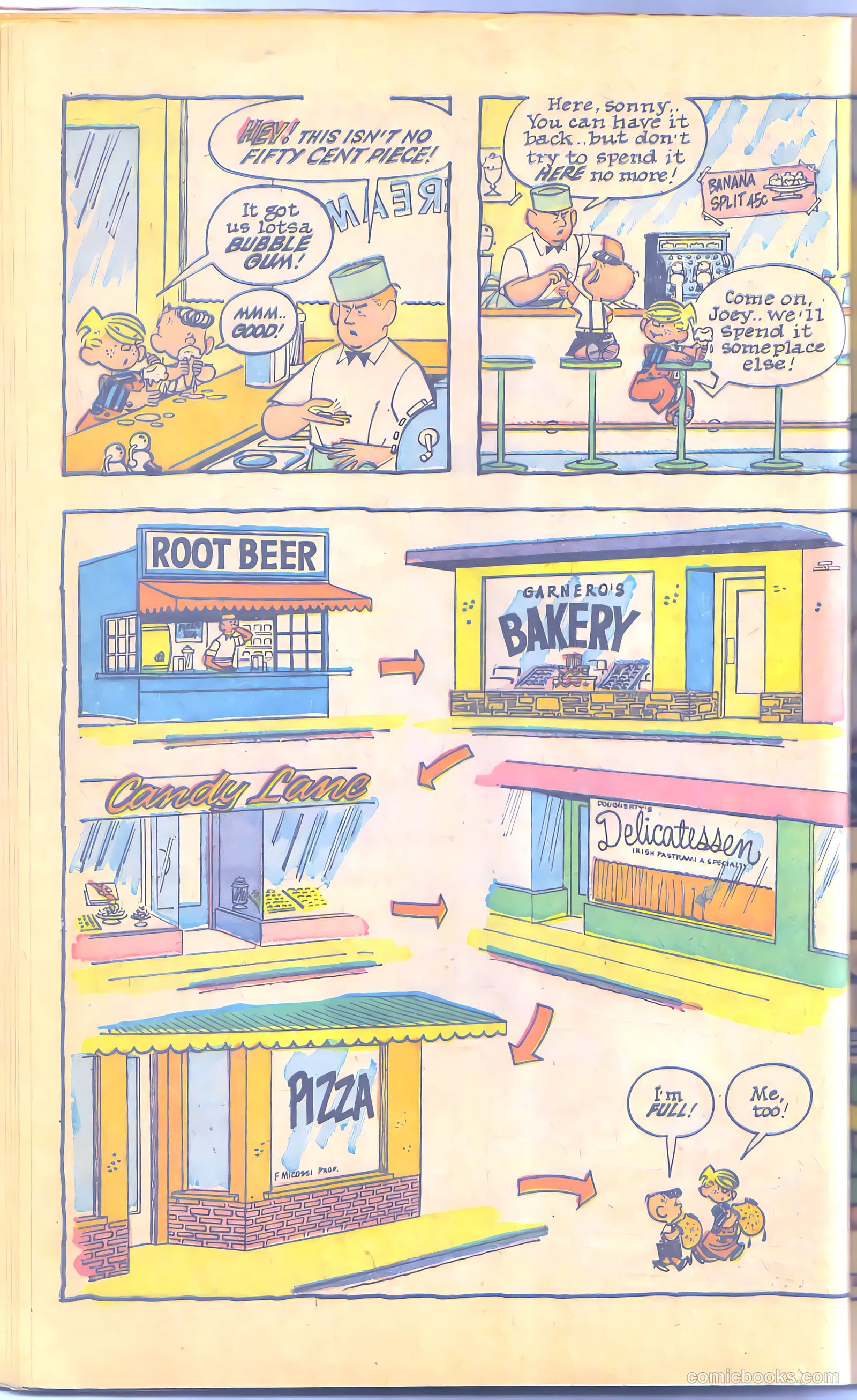 Dennis the Menace Giant #12 (1962, Hallden; Fawcett) — page 28 of 84