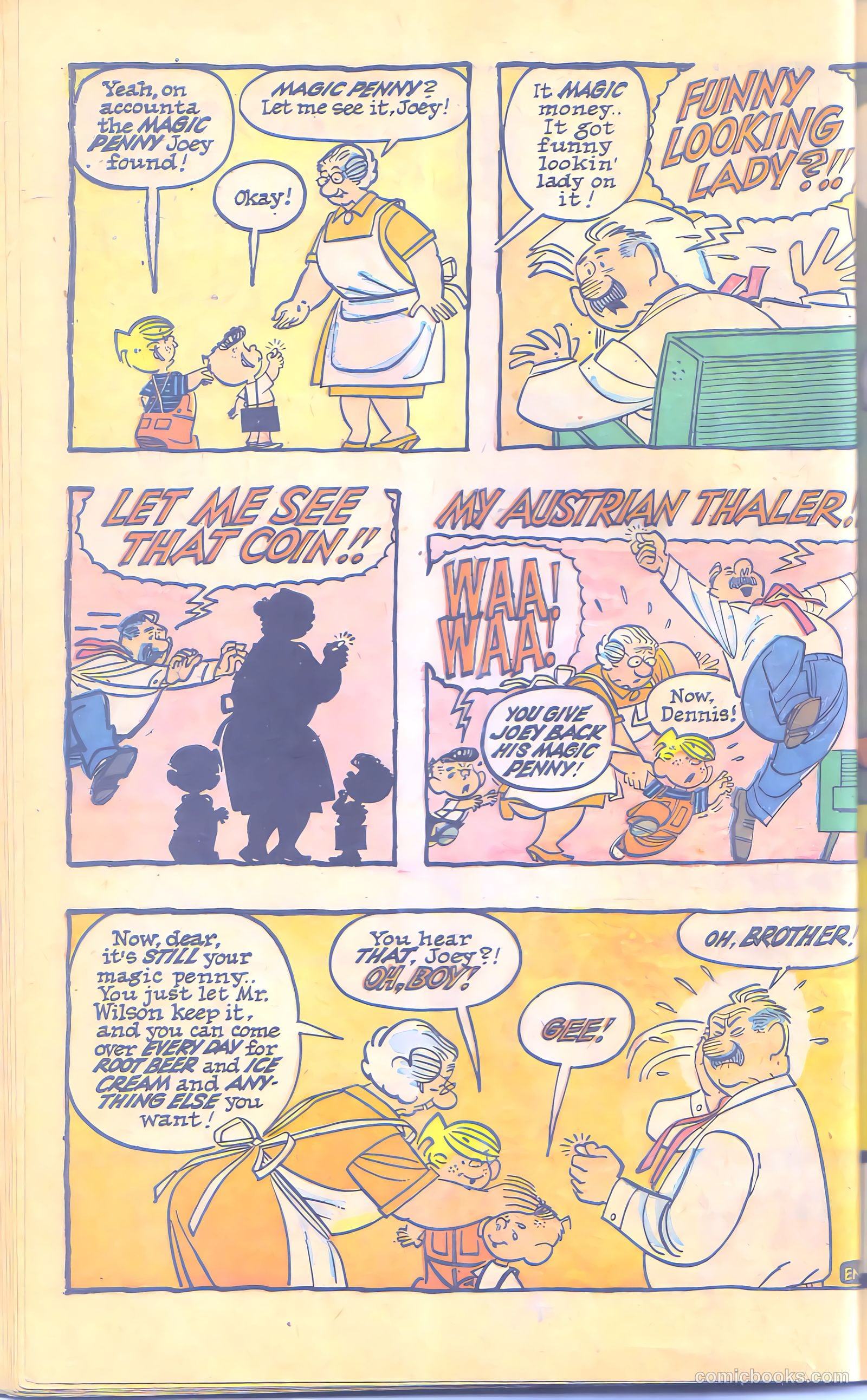 Dennis the Menace Giant #12 (1962, Hallden; Fawcett) — page 30 of 84