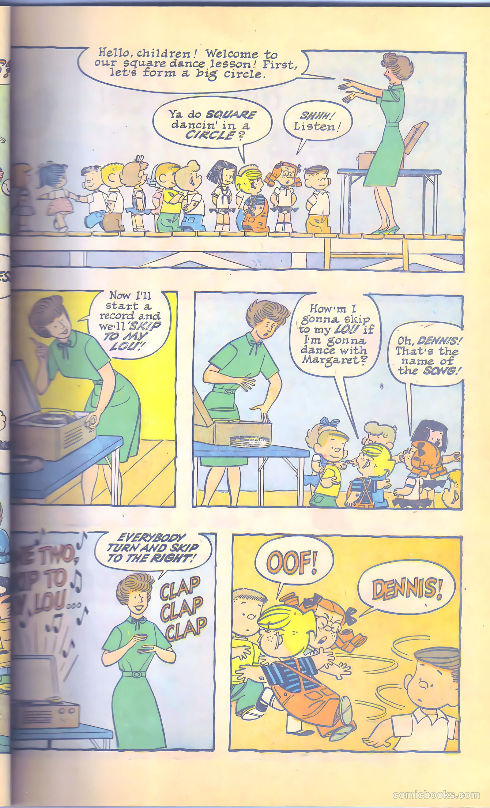 Dennis the Menace Giant #12 (1962, Hallden; Fawcett) — page 35 of 84