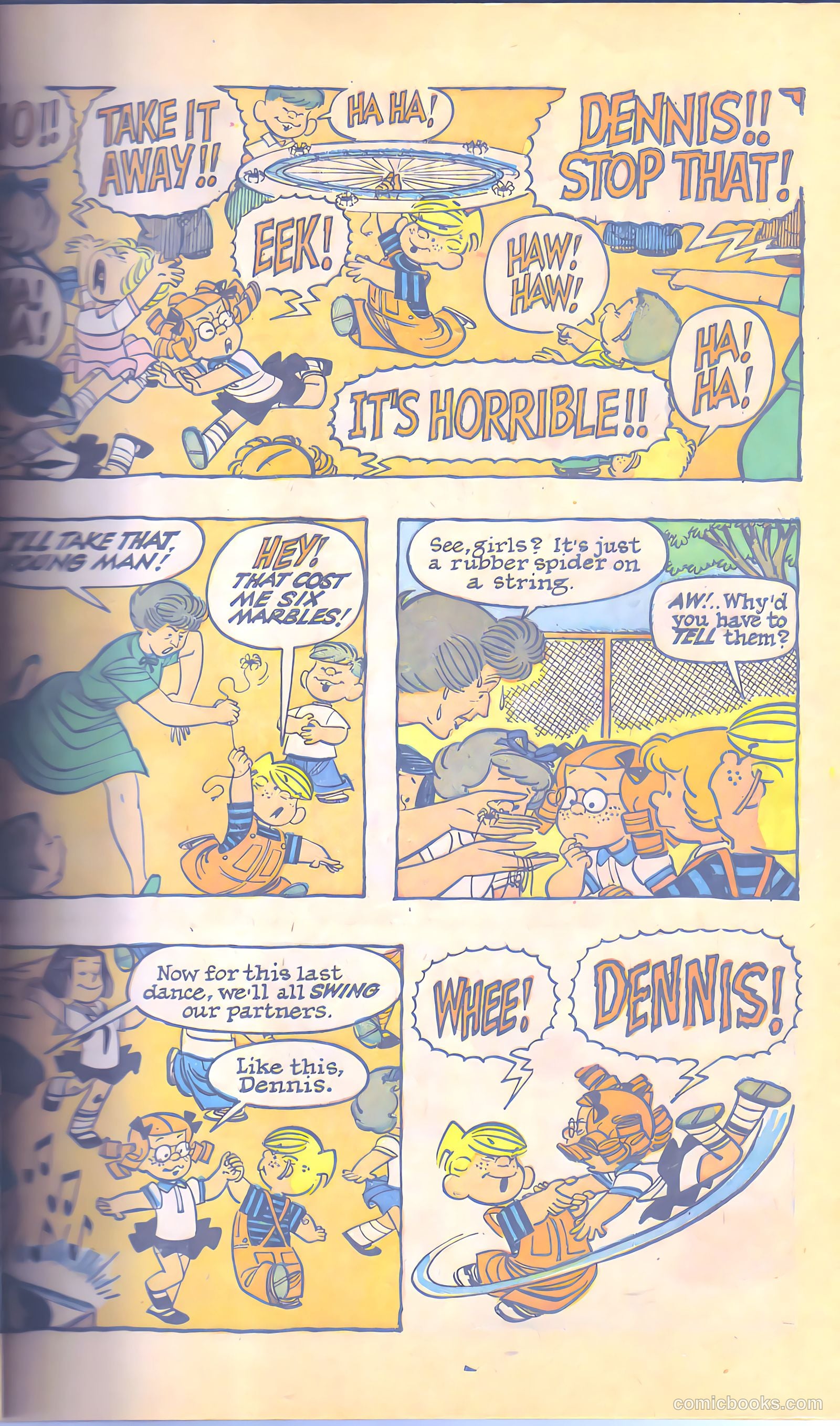 Dennis the Menace Giant #12 (1962, Hallden; Fawcett) — page 37 of 84