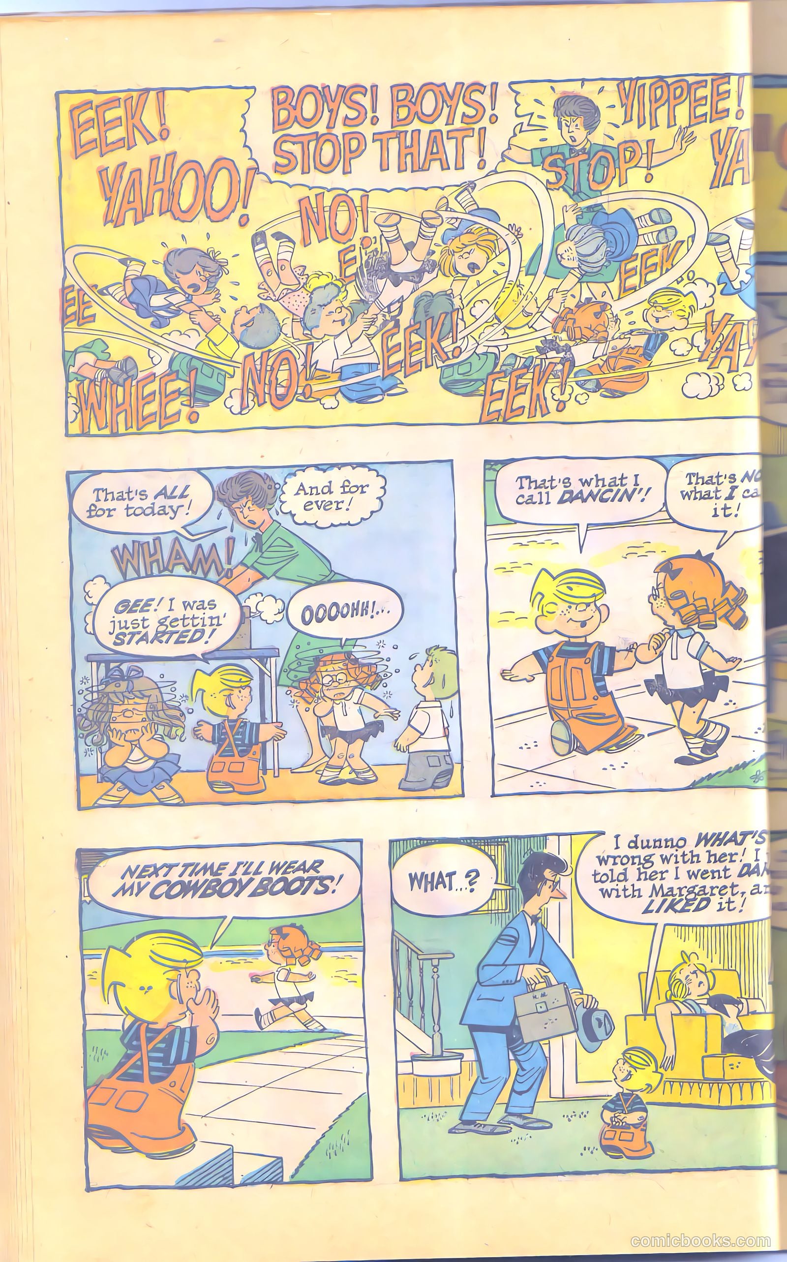 Dennis the Menace Giant #12 (1962, Hallden; Fawcett) — page 38 of 84