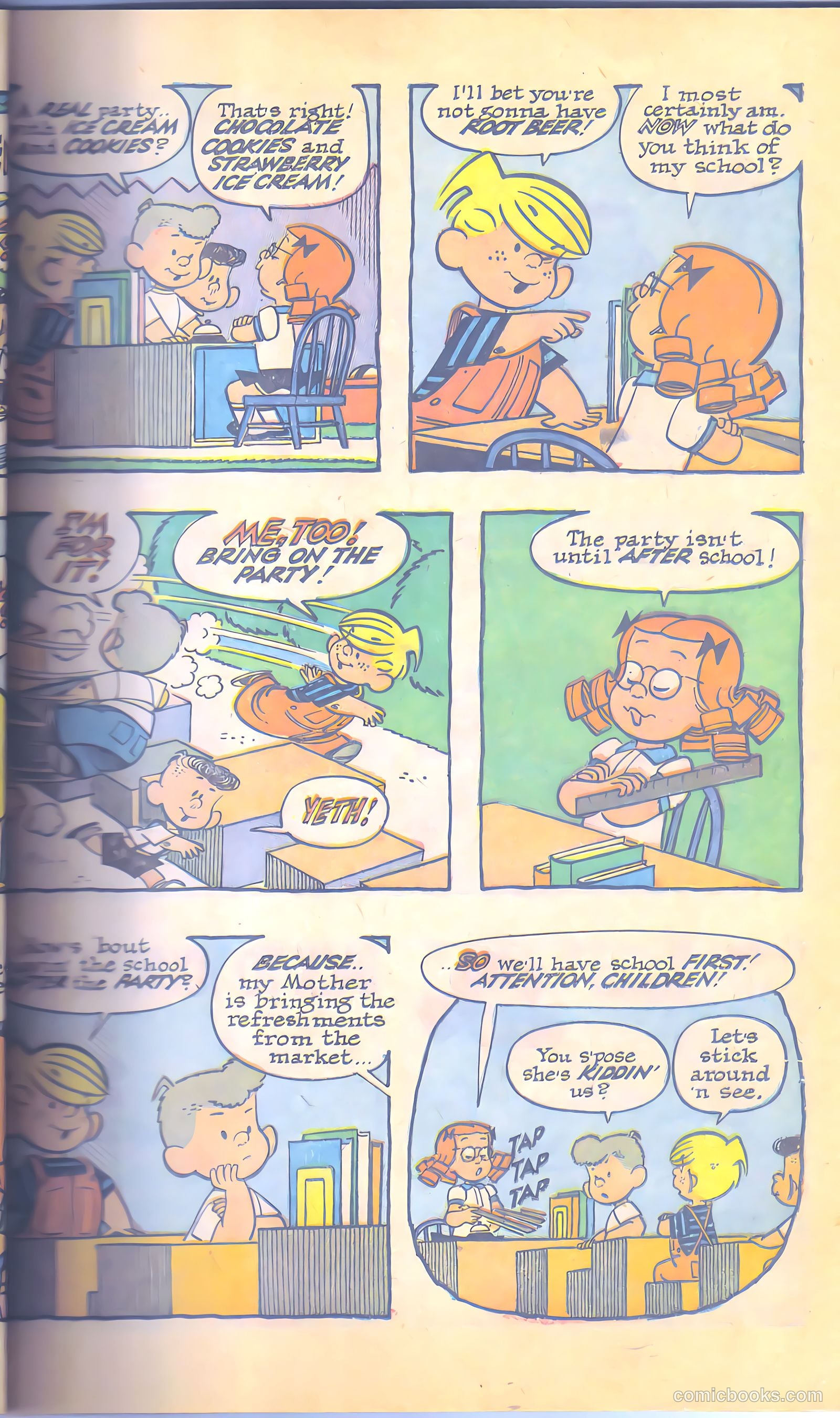 Dennis the Menace Giant #12 (1962, Hallden; Fawcett) — page 41 of 84