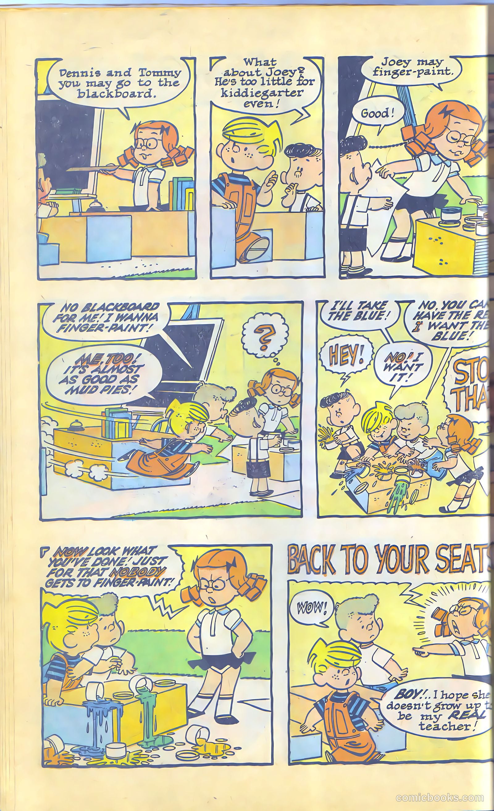 Dennis the Menace Giant #12 (1962, Hallden; Fawcett) — page 42 of 84