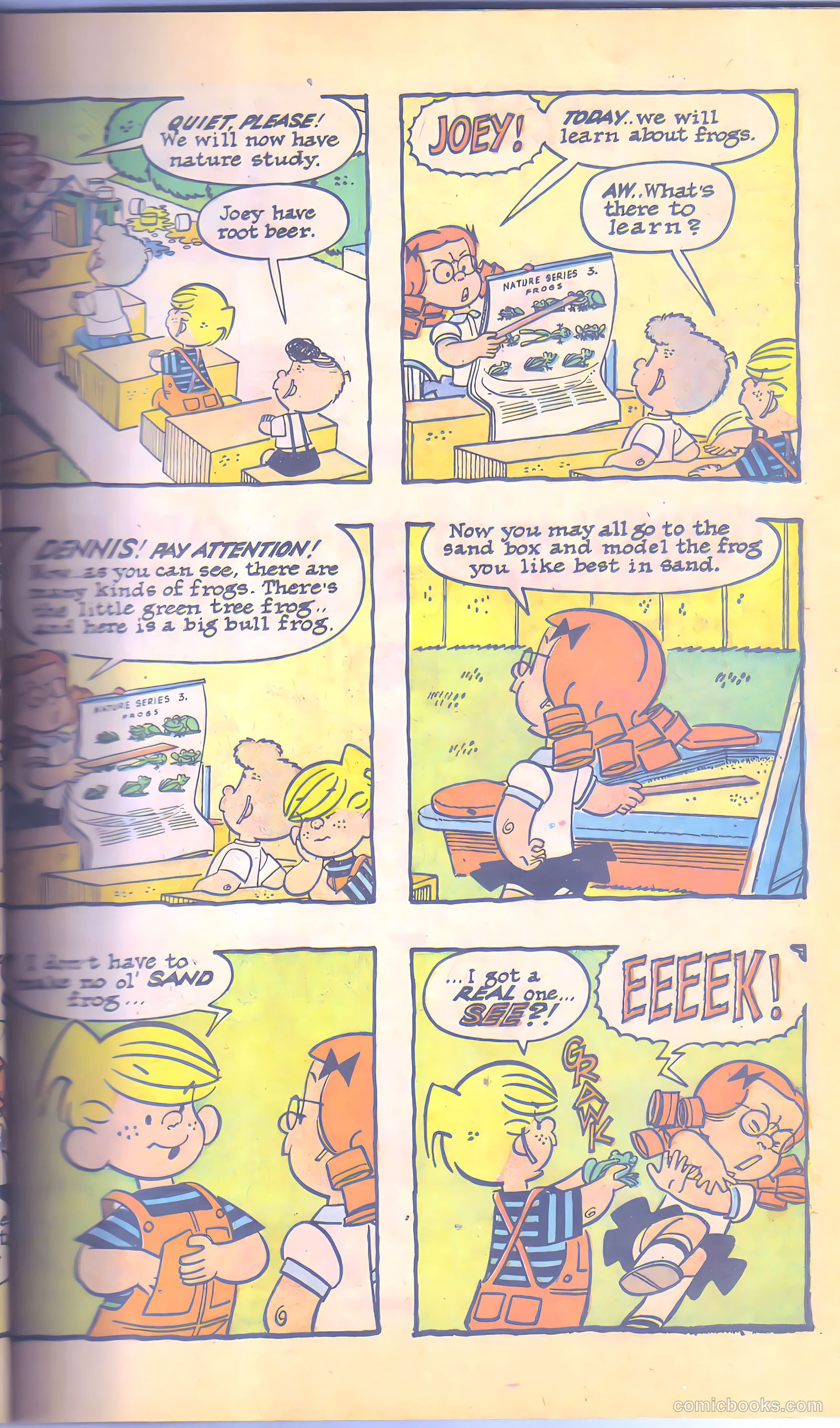 Dennis the Menace Giant #12 (1962, Hallden; Fawcett) — page 43 of 84