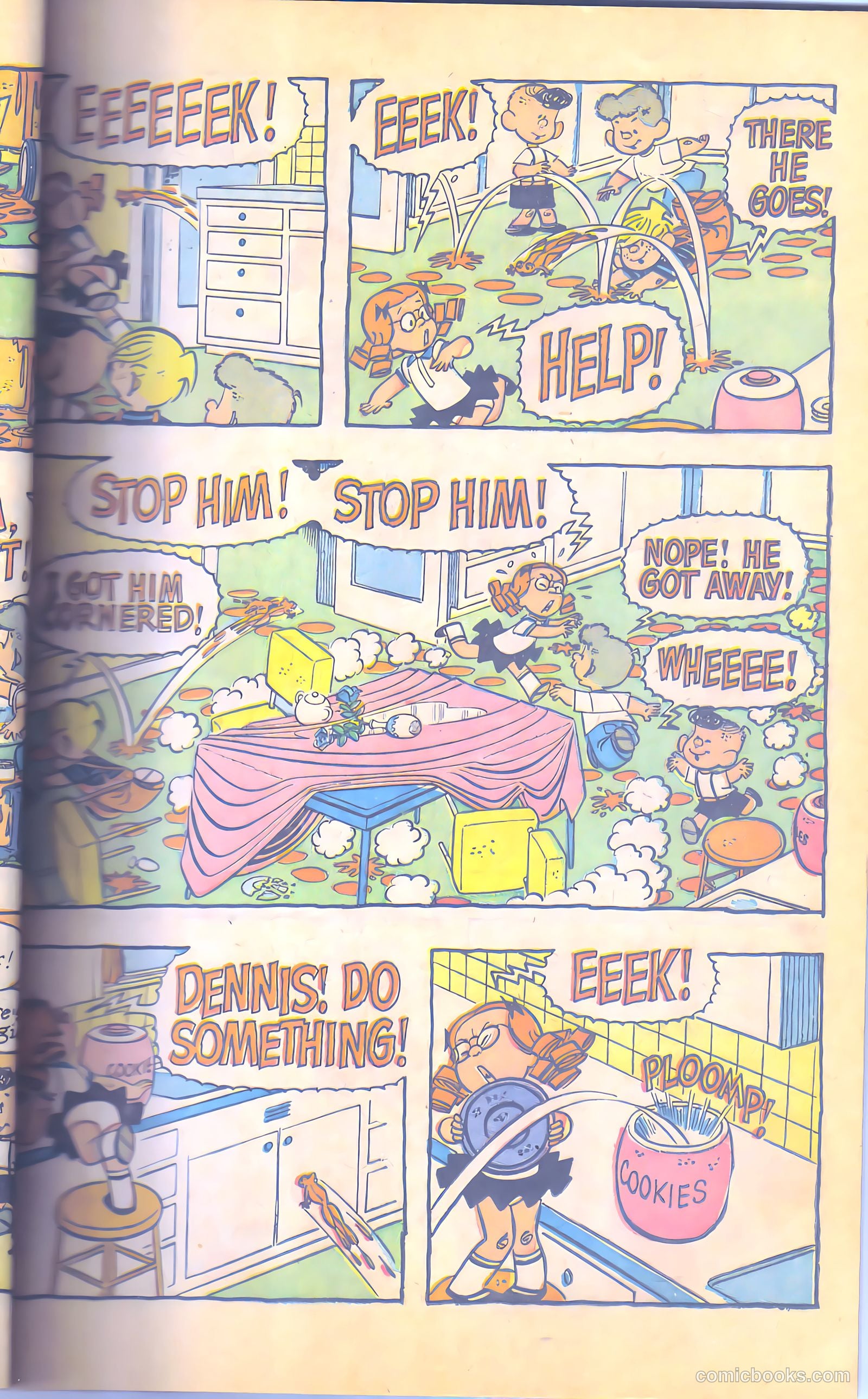 Dennis the Menace Giant #12 (1962, Hallden; Fawcett) — page 45 of 84