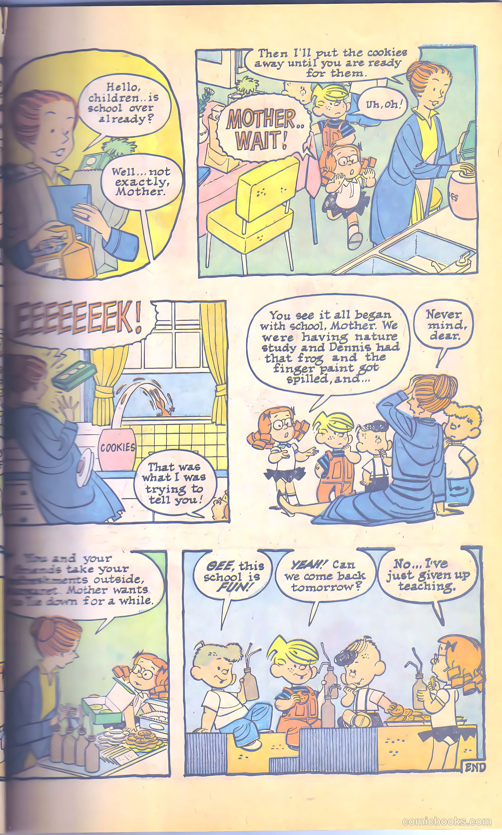 Dennis the Menace Giant #12 (1962, Hallden; Fawcett) — page 47 of 84