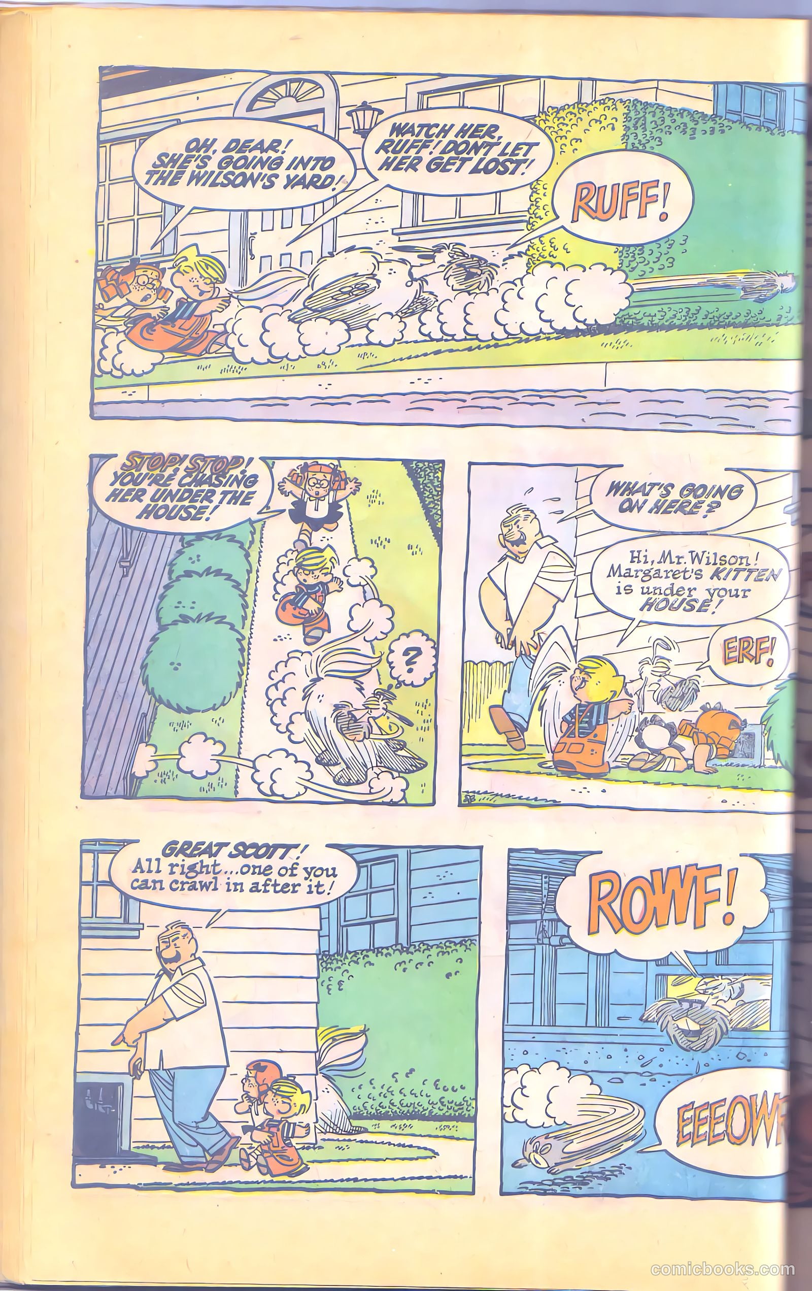 Dennis the Menace Giant #12 (1962, Hallden; Fawcett) — page 50 of 84