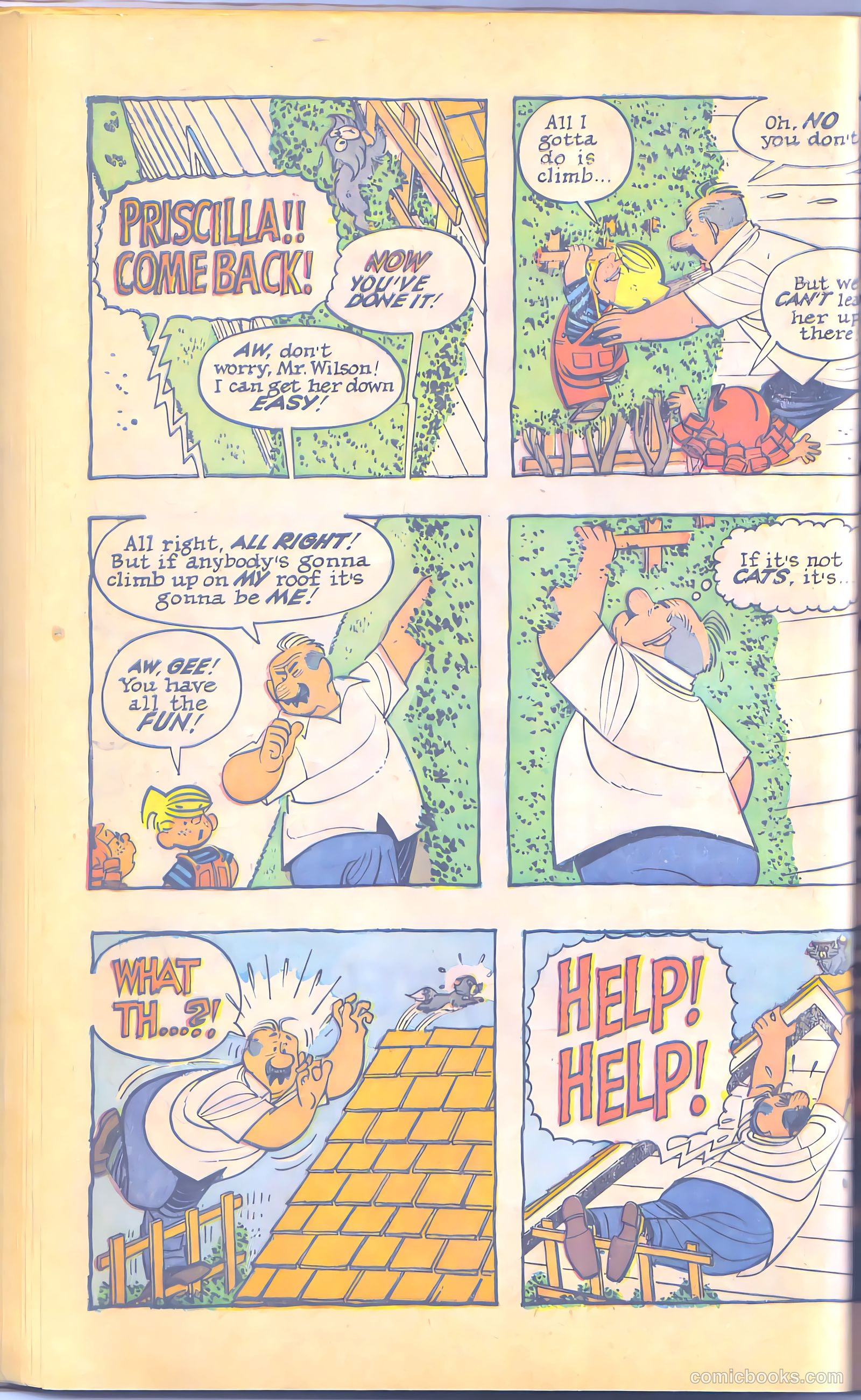 Dennis the Menace Giant #12 (1962, Hallden; Fawcett) — page 52 of 84
