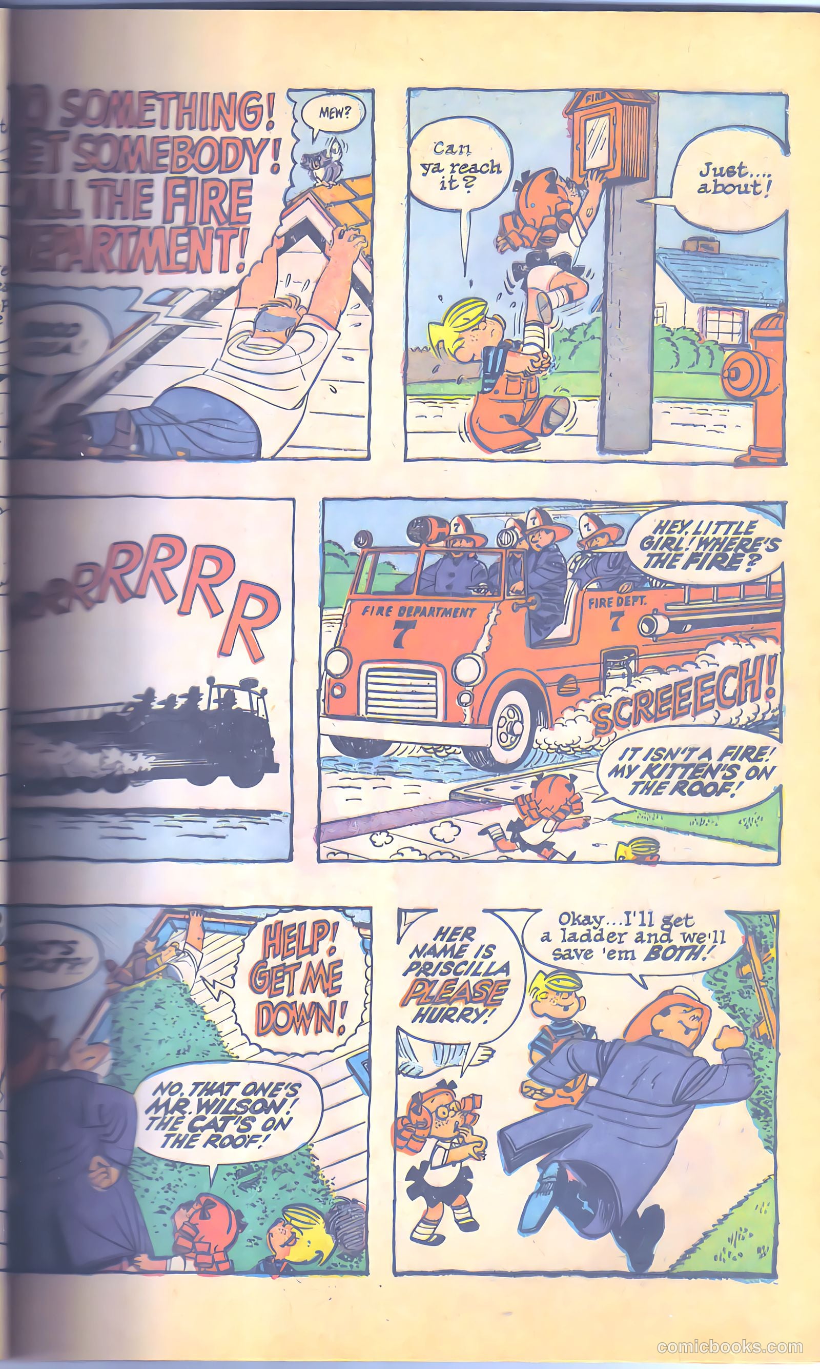 Dennis the Menace Giant #12 (1962, Hallden; Fawcett) — page 53 of 84