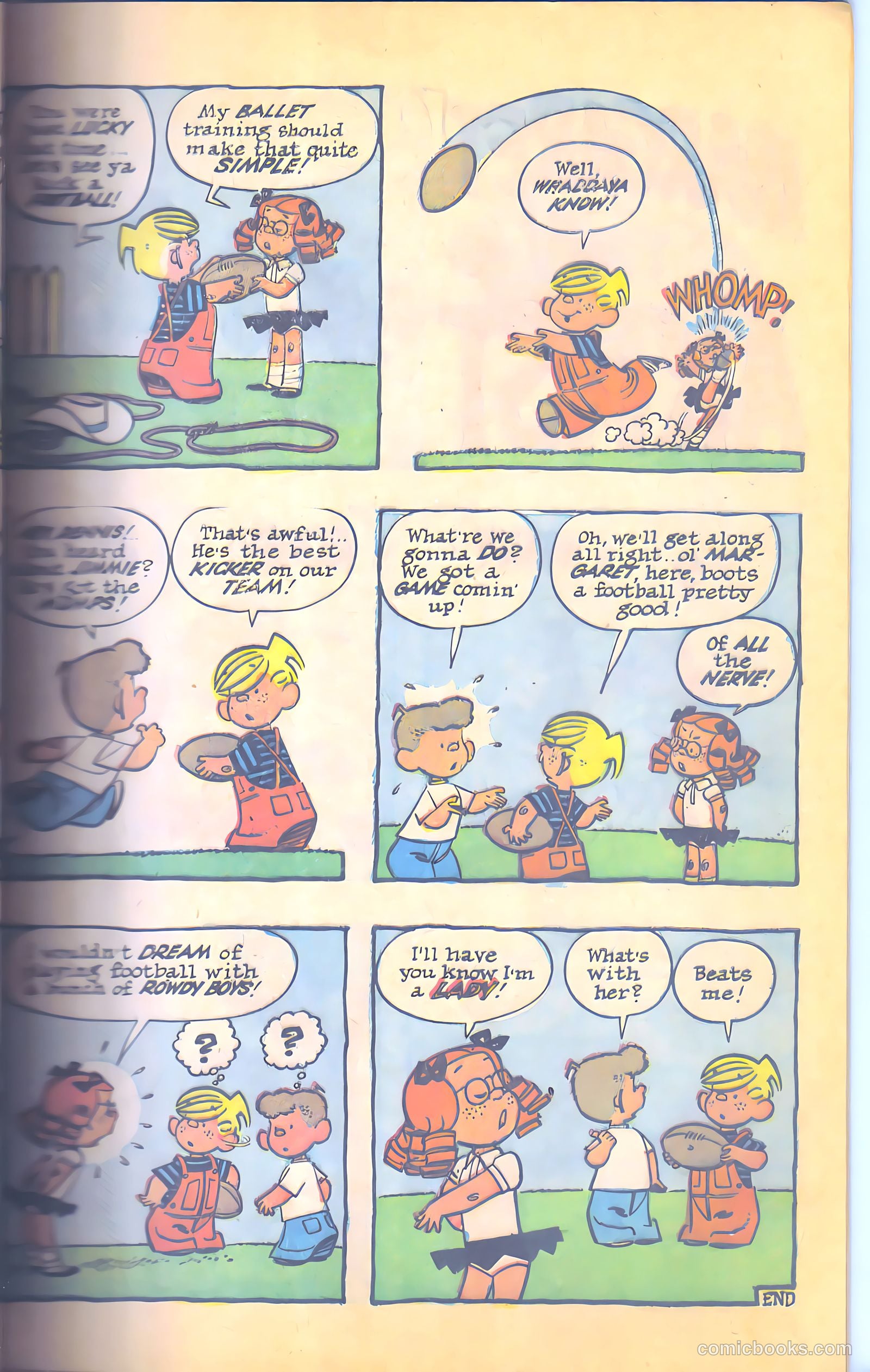 Dennis the Menace Giant #12 (1962, Hallden; Fawcett) — page 57 of 84