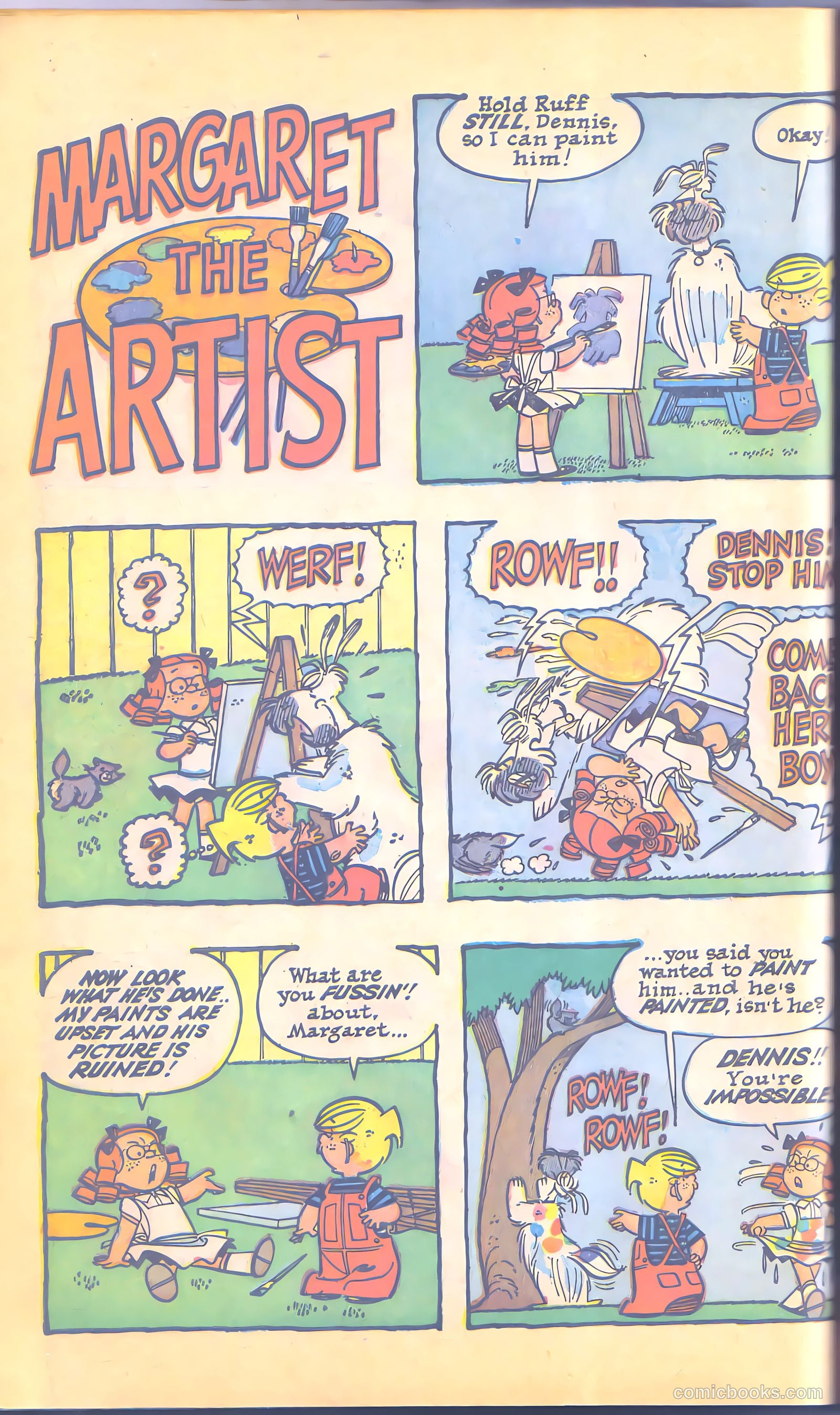 Dennis the Menace Giant #12 (1962, Hallden; Fawcett) — page 58 of 84