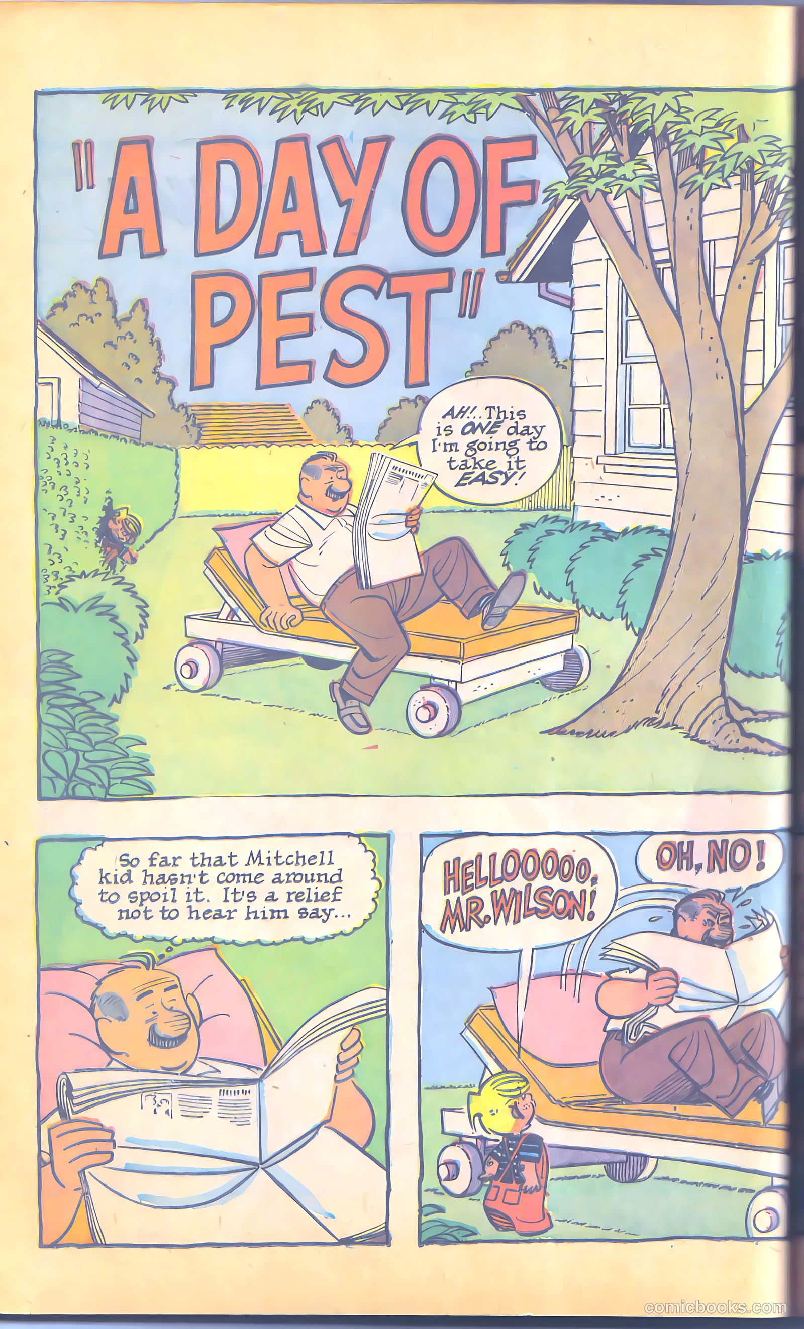 Dennis the Menace Giant #12 (1962, Hallden; Fawcett) — page 60 of 84