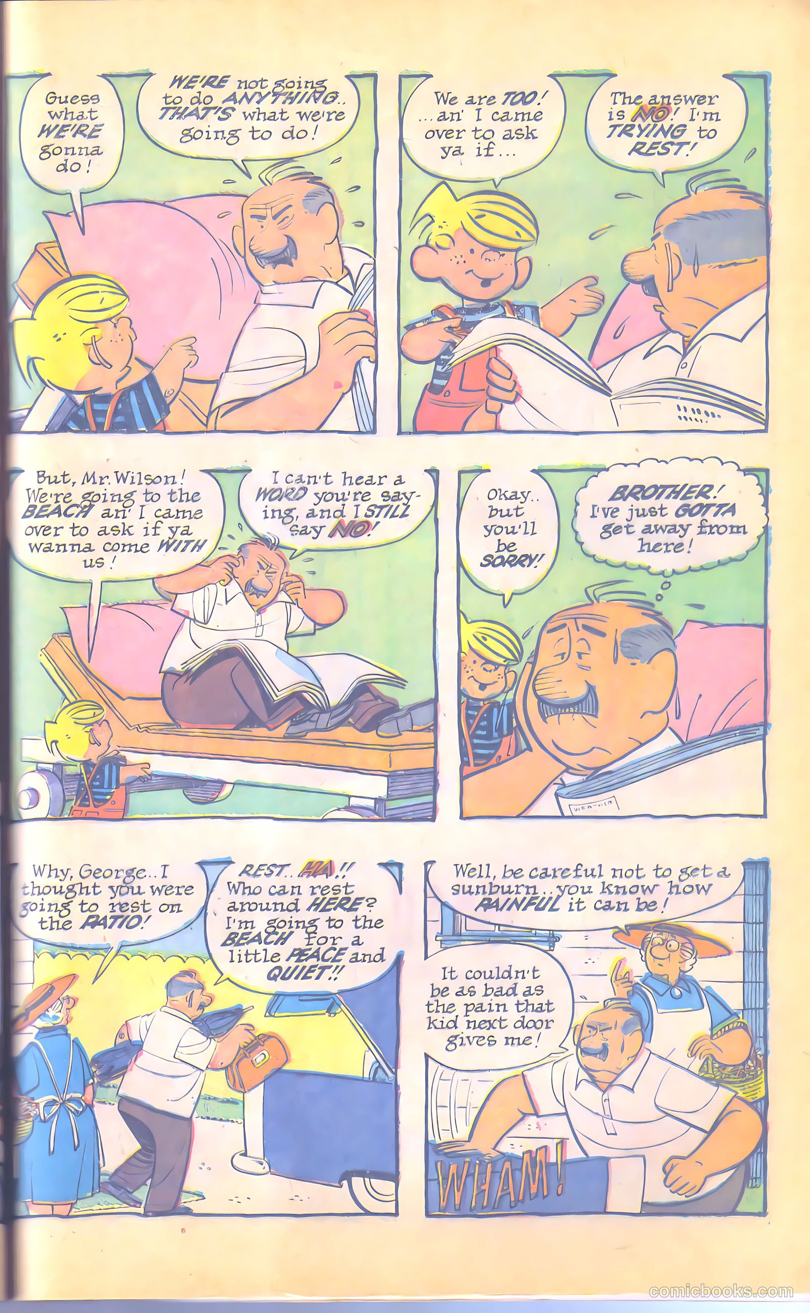 Dennis the Menace Giant #12 (1962, Hallden; Fawcett) — page 61 of 84