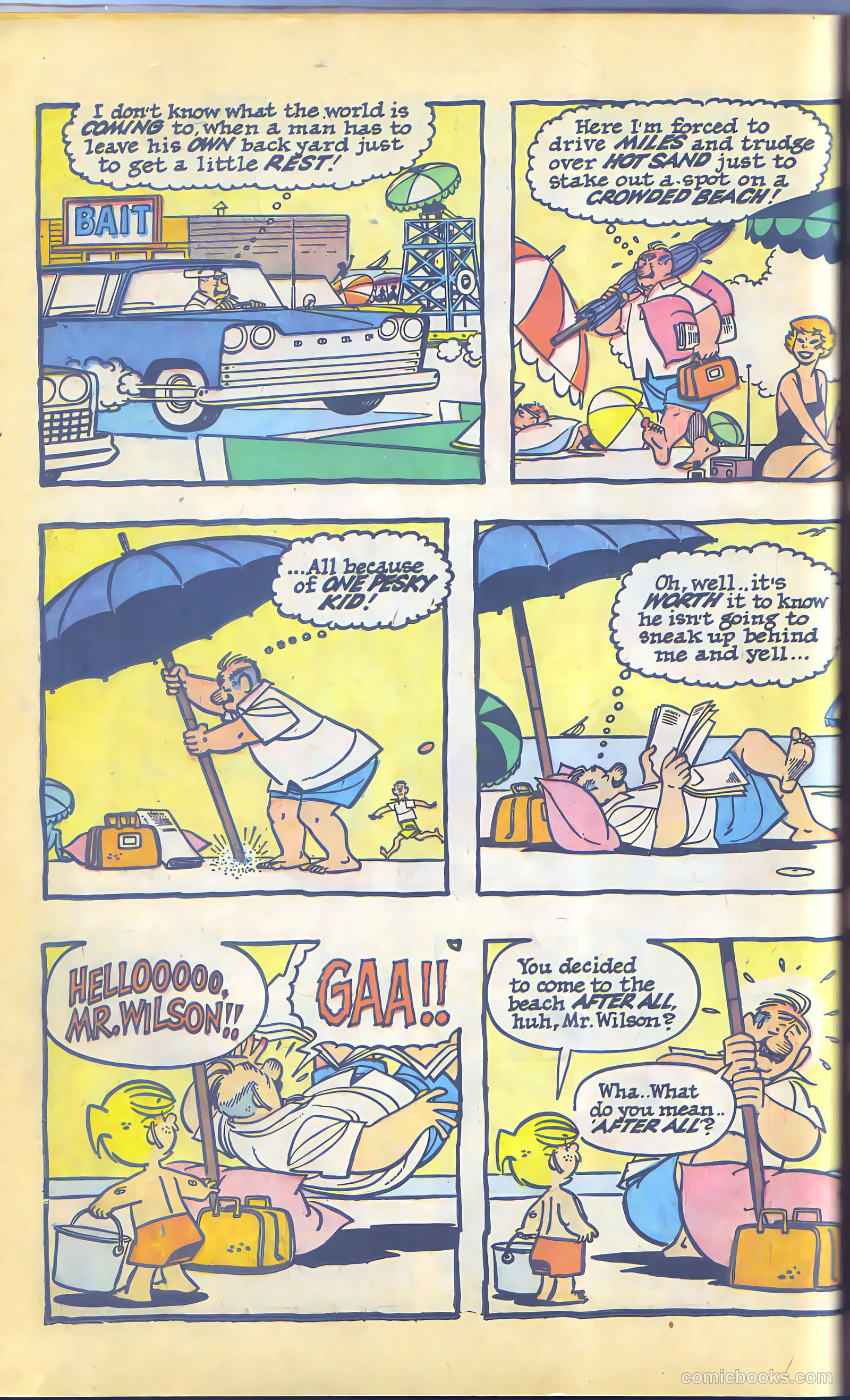 Dennis the Menace Giant #12 (1962, Hallden; Fawcett) — page 62 of 84