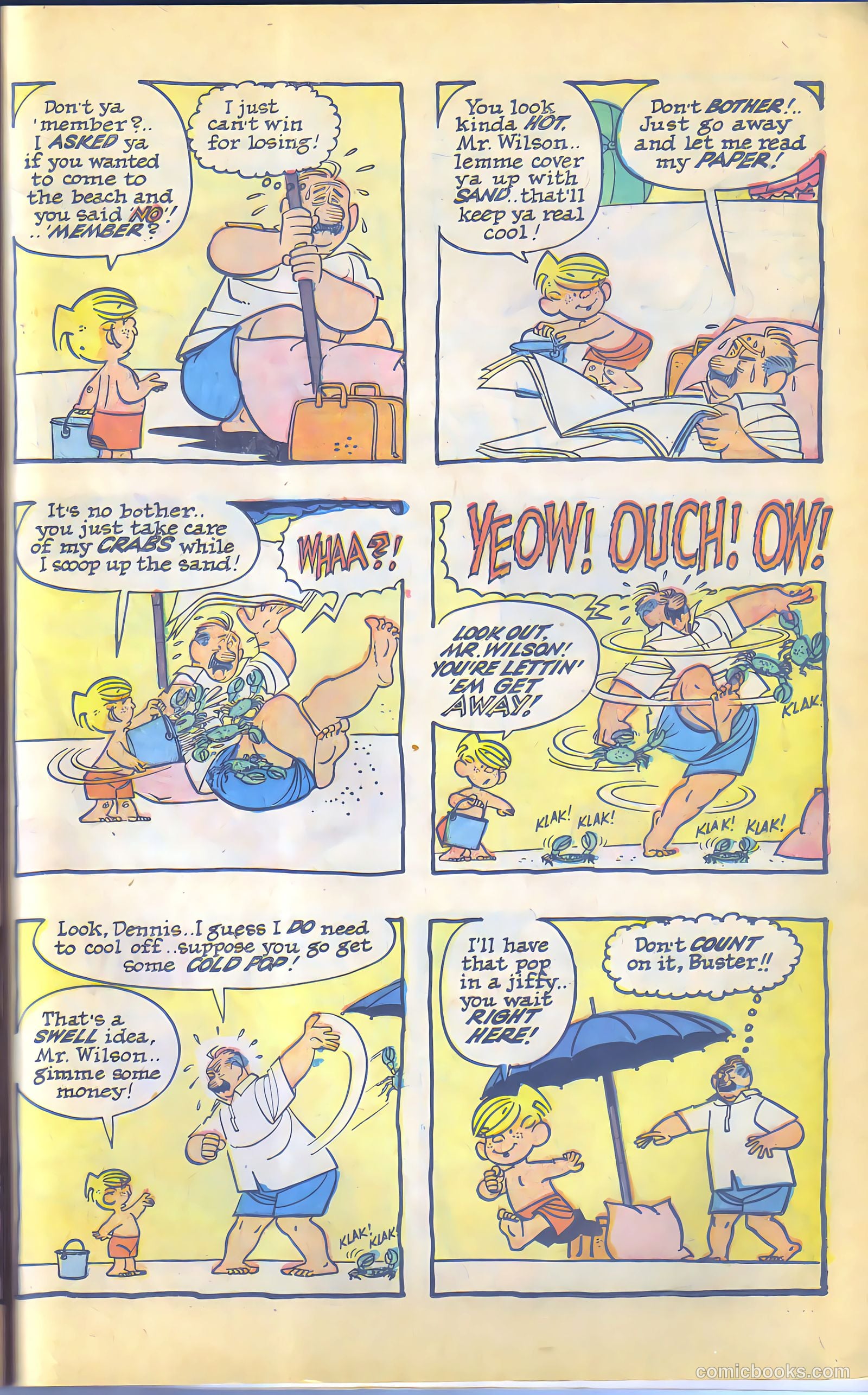 Dennis the Menace Giant #12 (1962, Hallden; Fawcett) — page 63 of 84