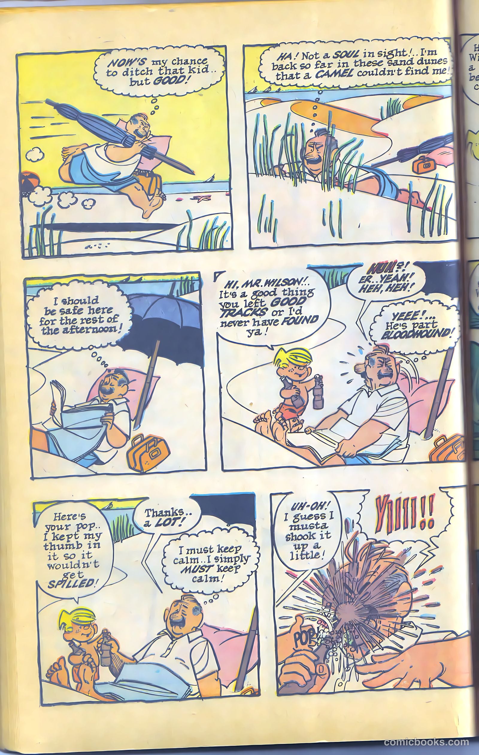 Dennis the Menace Giant #12 (1962, Hallden; Fawcett) — page 64 of 84