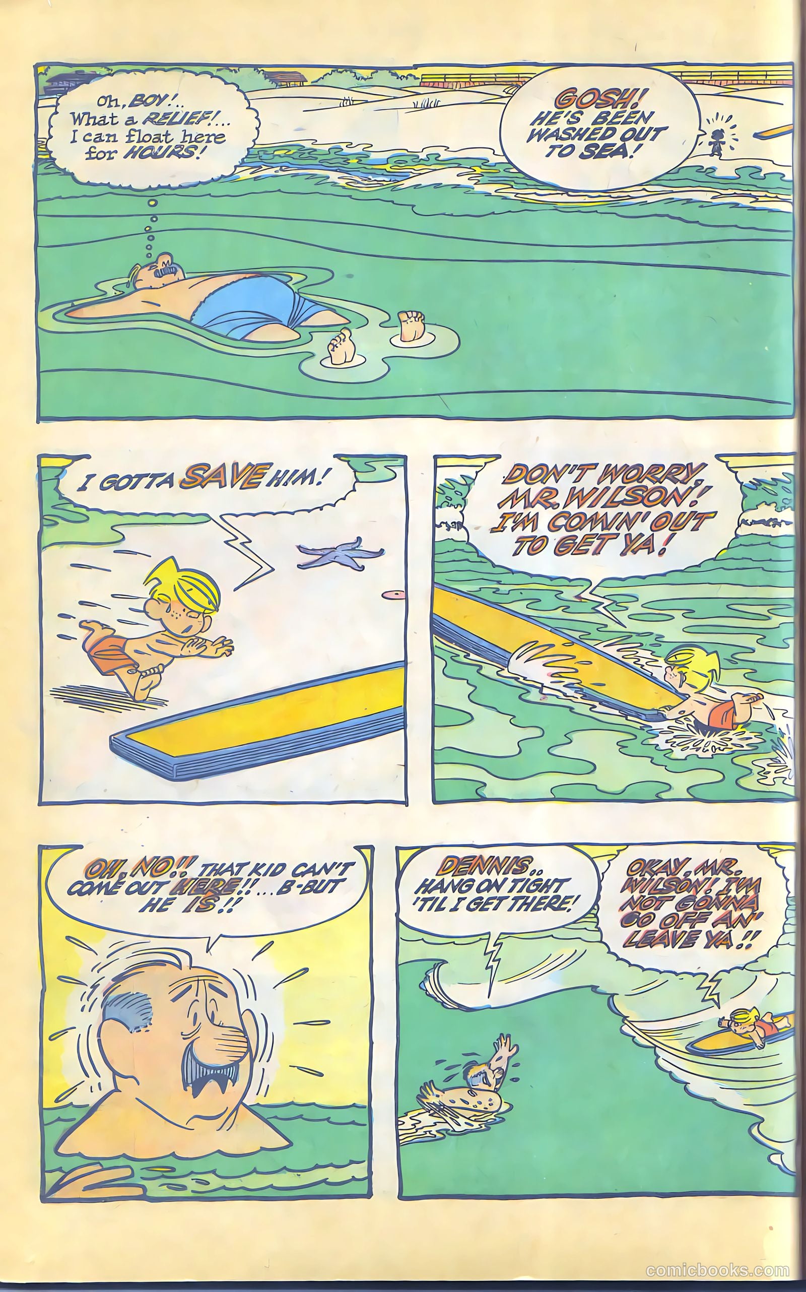 Dennis the Menace Giant #12 (1962, Hallden; Fawcett) — page 66 of 84