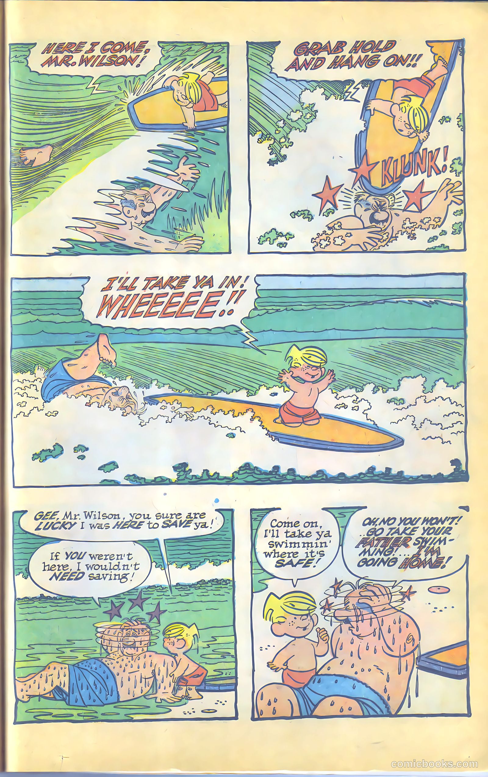 Dennis the Menace Giant #12 (1962, Hallden; Fawcett) — page 67 of 84