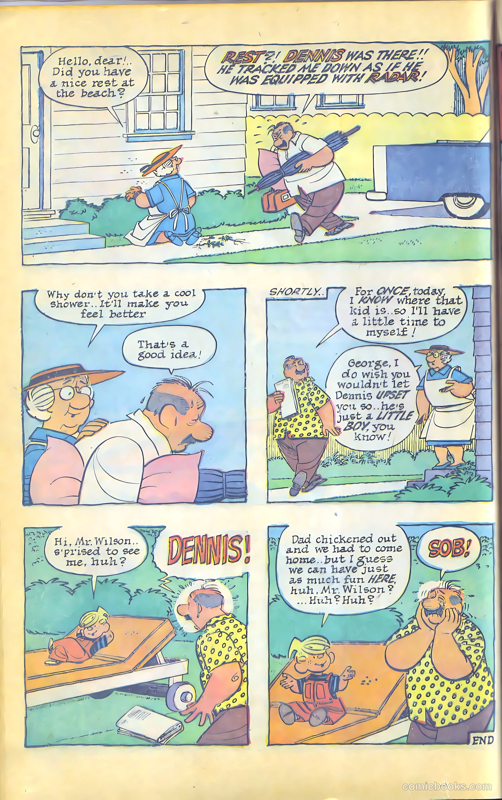 Dennis the Menace Giant #12 (1962, Hallden; Fawcett) — page 68 of 84