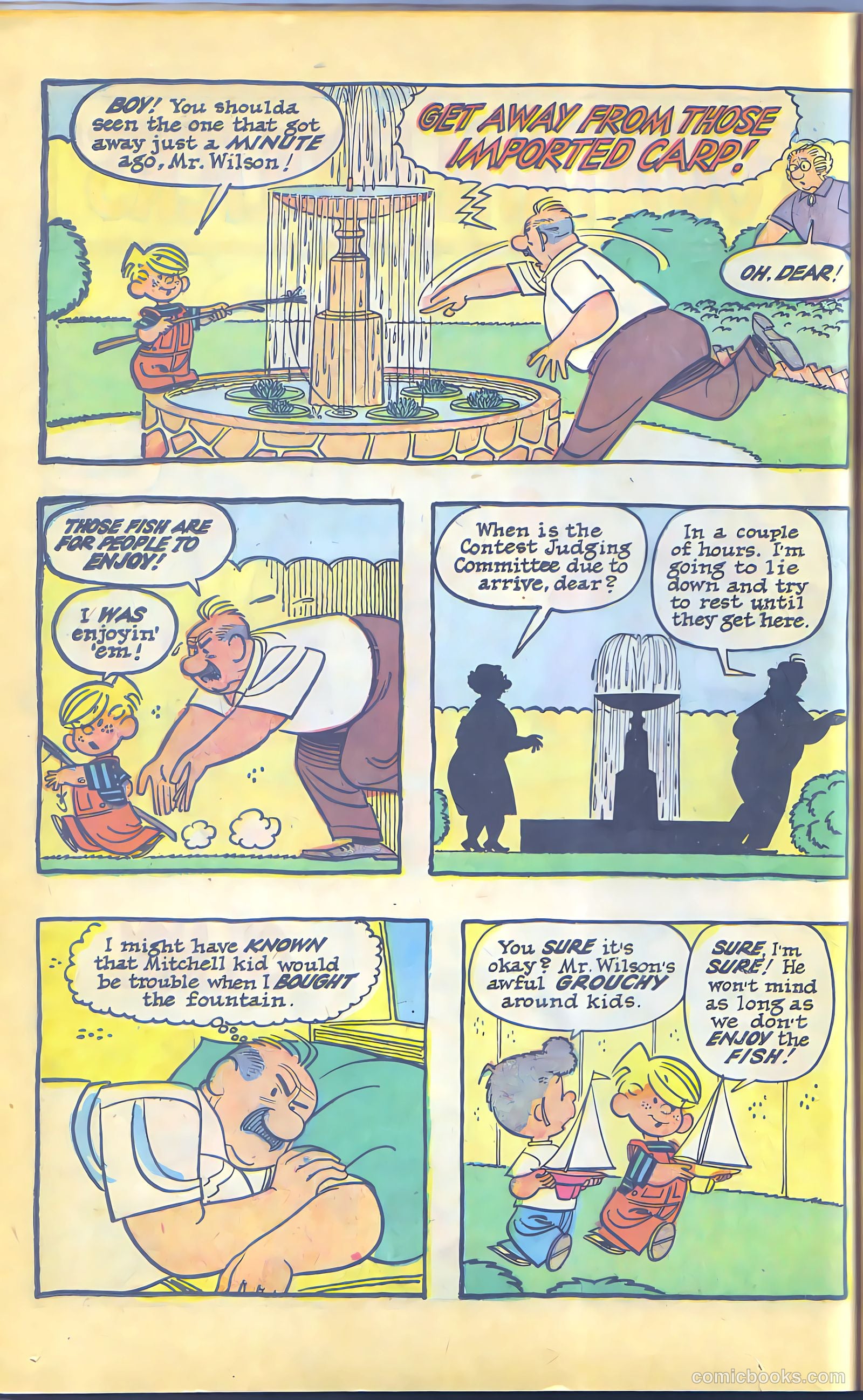 Dennis the Menace Giant #12 (1962, Hallden; Fawcett) — page 70 of 84
