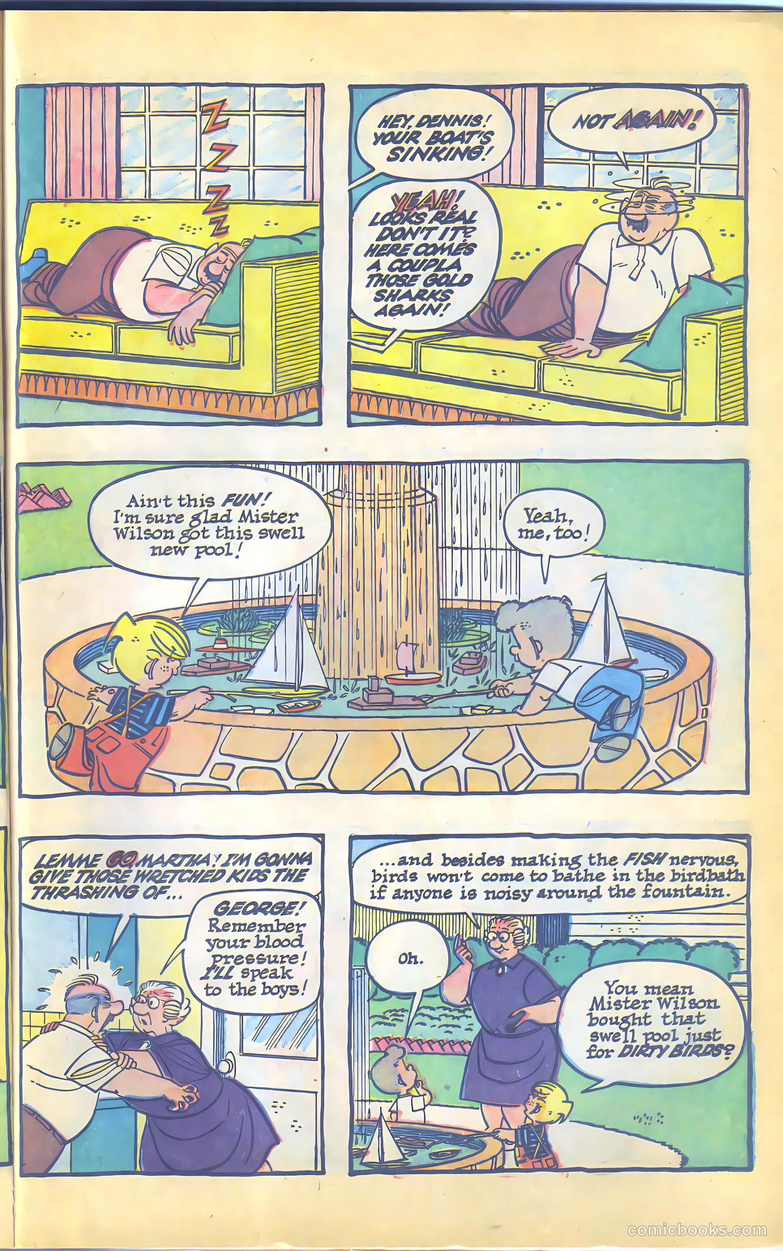 Dennis the Menace Giant #12 (1962, Hallden; Fawcett) — page 71 of 84