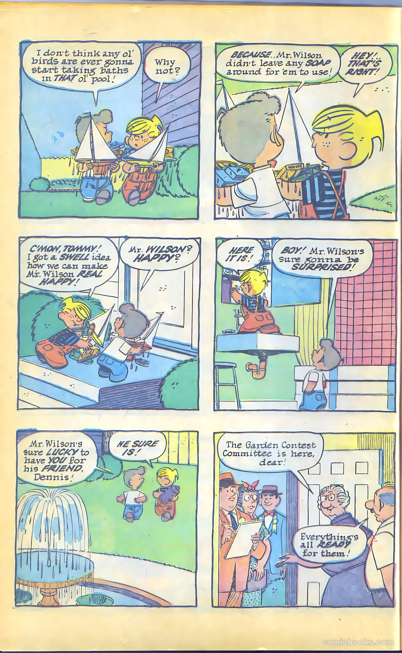 Dennis the Menace Giant #12 (1962, Hallden; Fawcett) — page 72 of 84