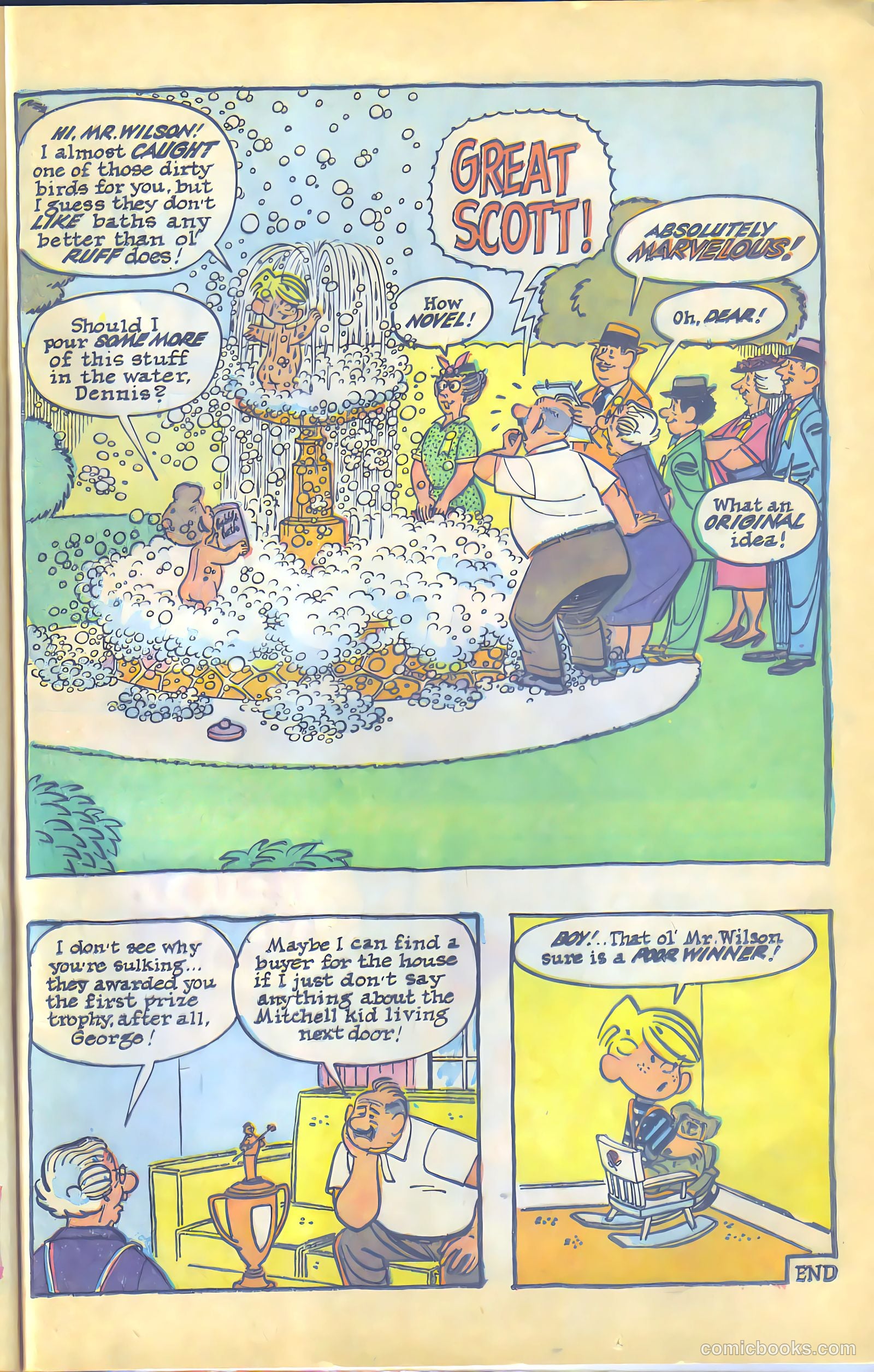 Dennis the Menace Giant #12 (1962, Hallden; Fawcett) — page 73 of 84