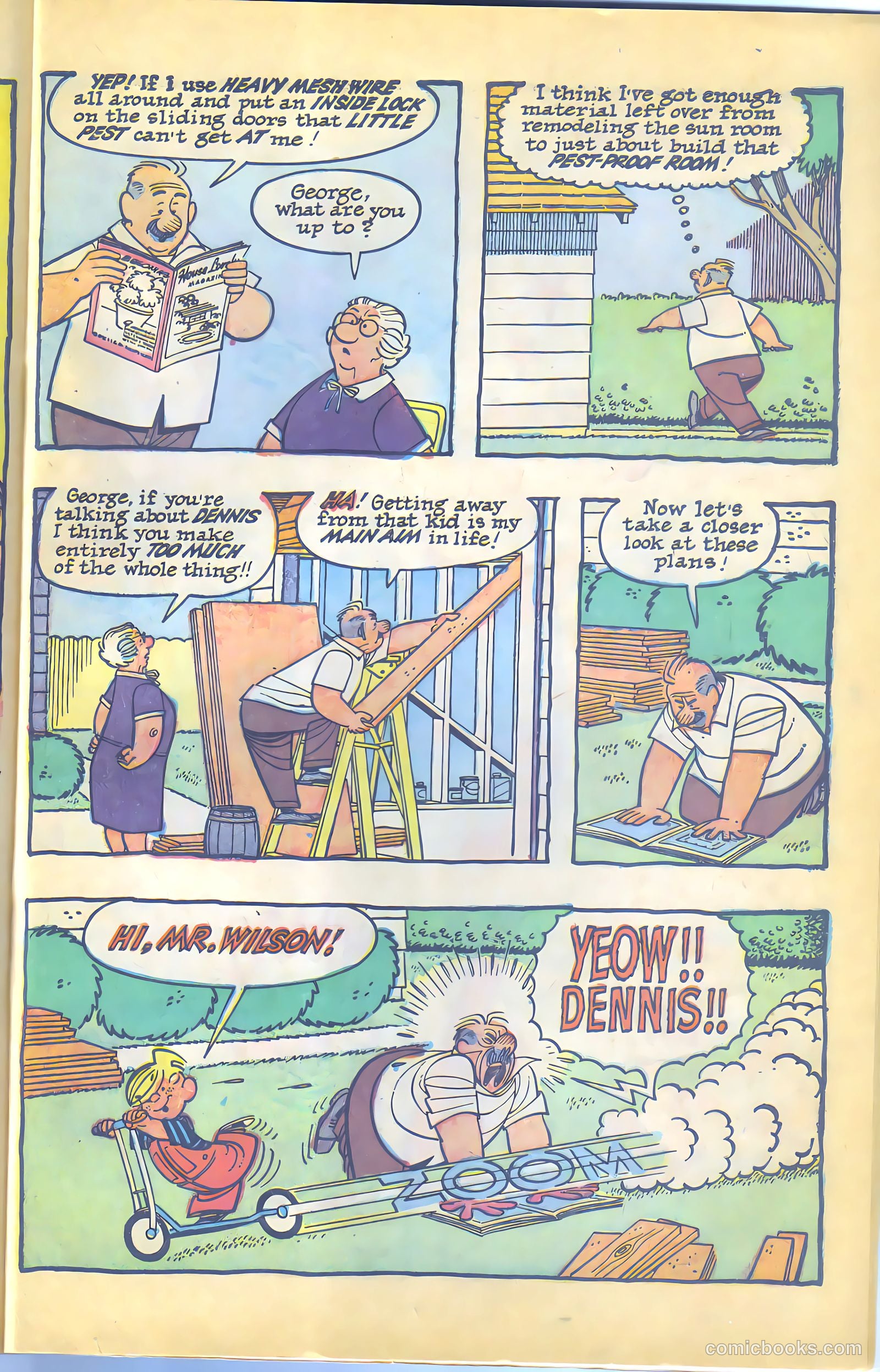 Dennis the Menace Giant #12 (1962, Hallden; Fawcett) — page 75 of 84